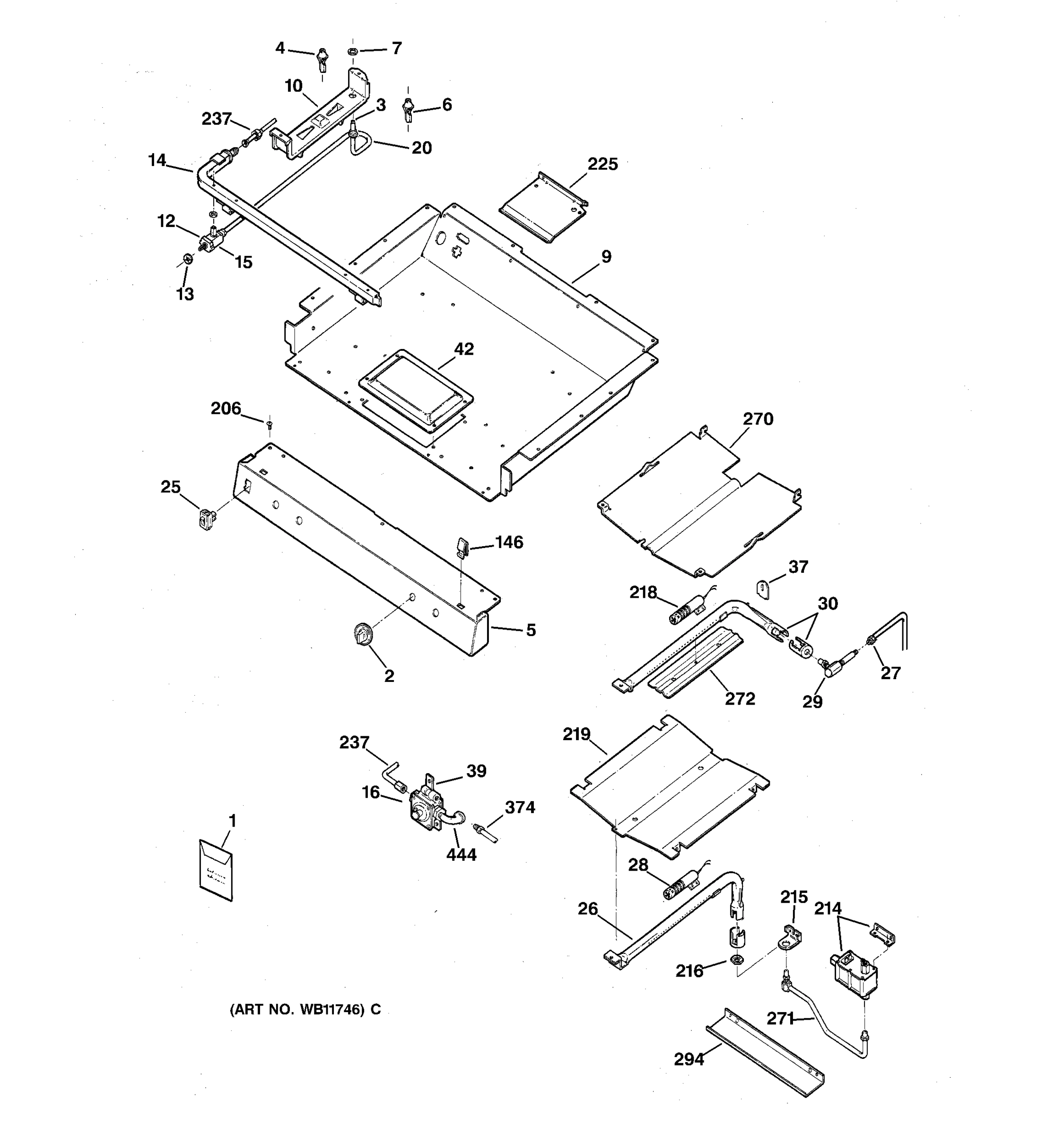 GAS BURNER PARTS