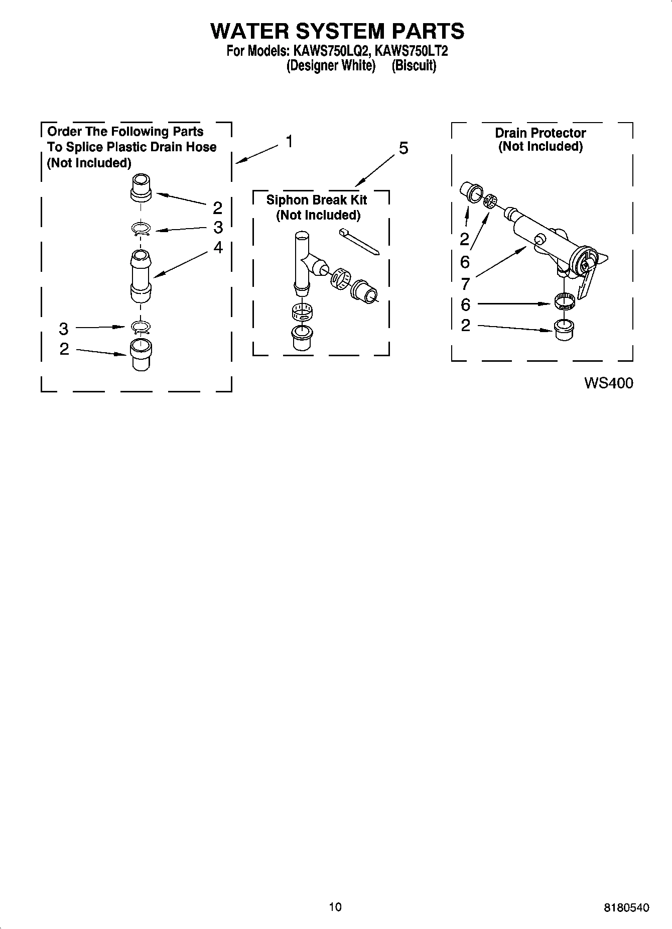 07 - WATER SYSTEM PARTS