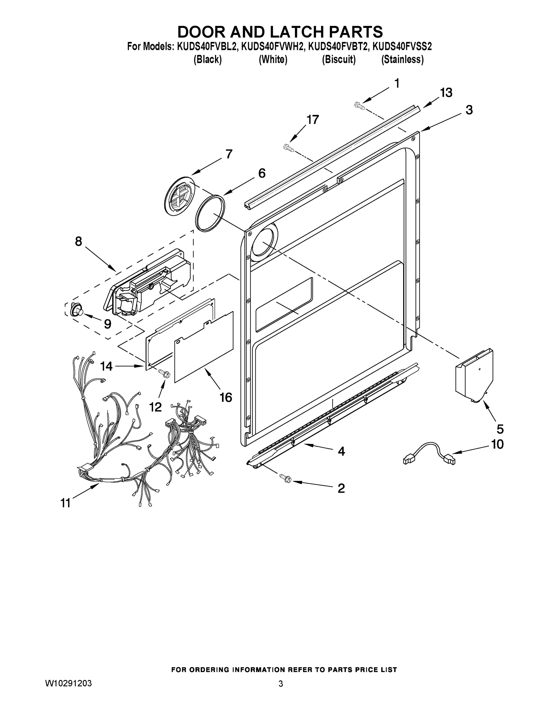 03 - DOOR AND LATCH PARTS