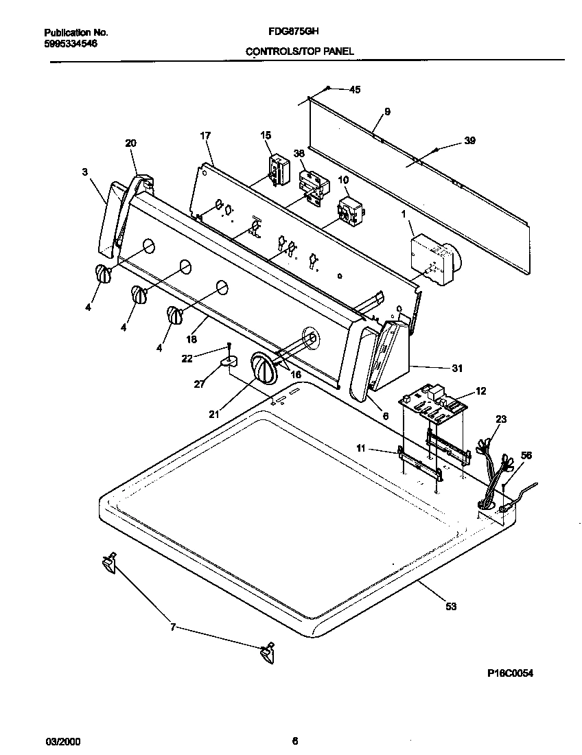 04 - P16C0054 CONTROL PANEL