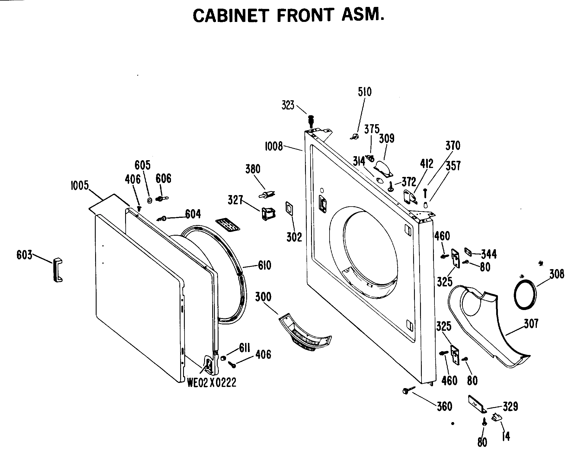 CABINET FRONT ASM.