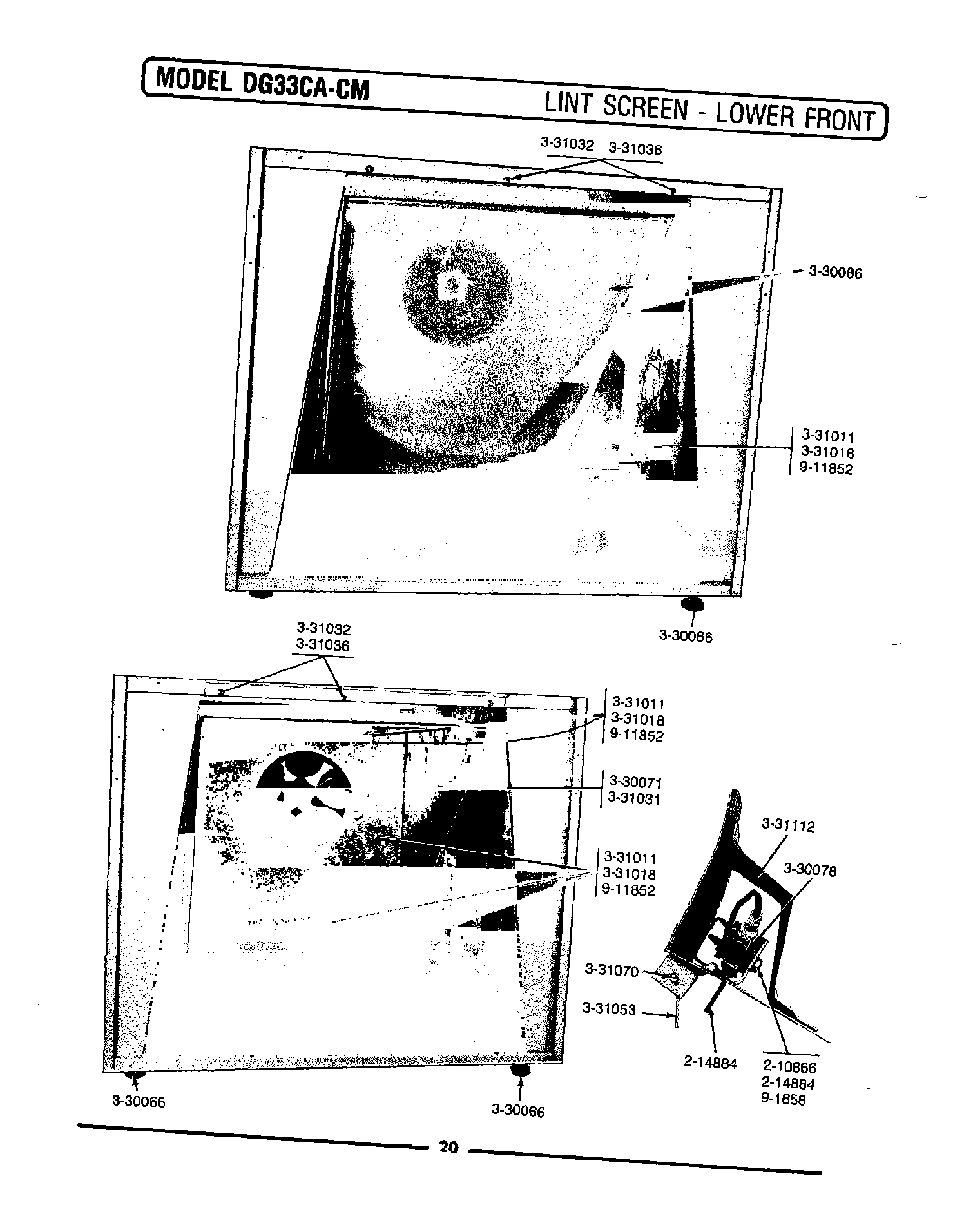 08 - LINT SCREEN-LOWER FRONT