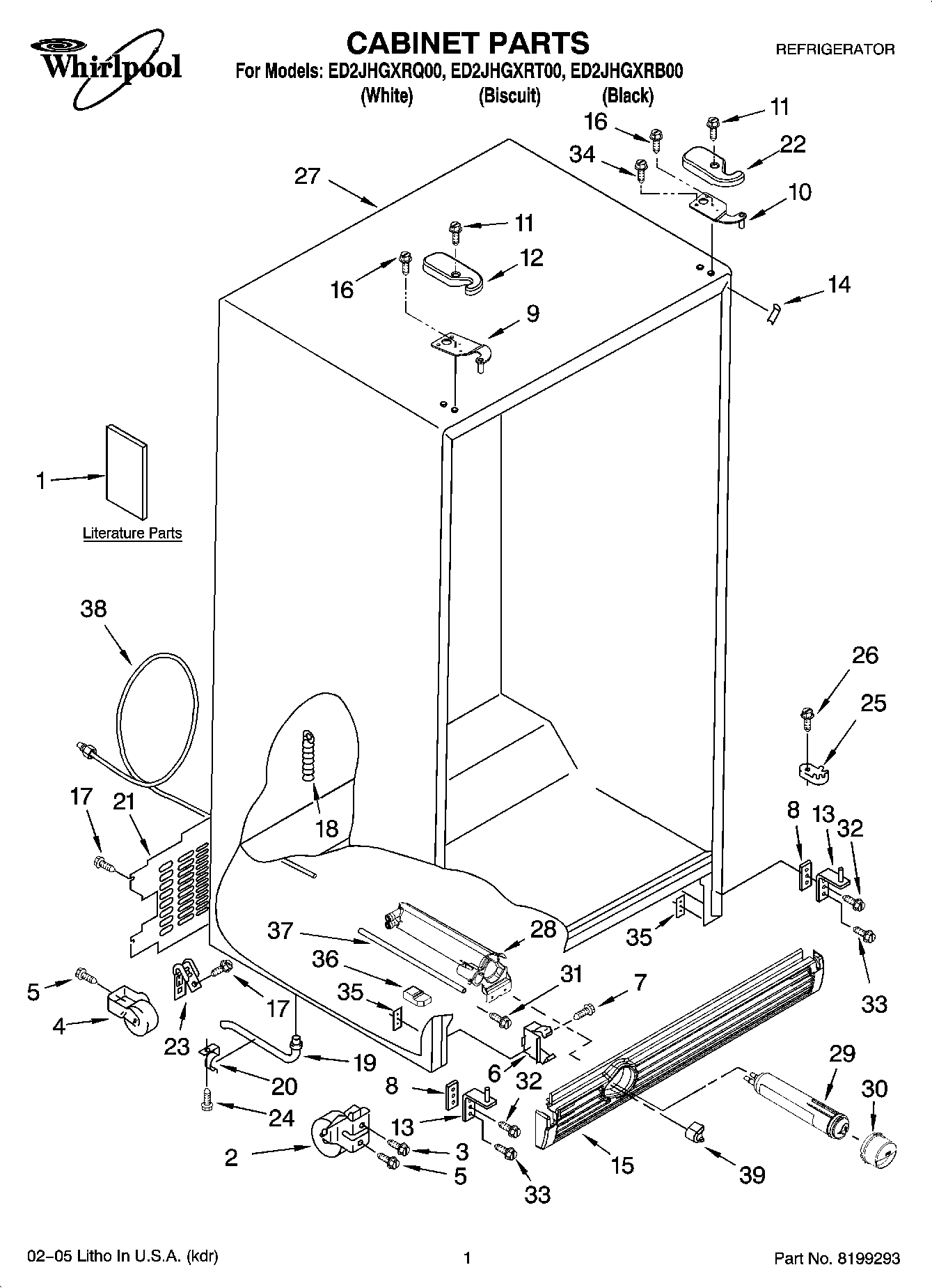 01 - CABINET PARTS