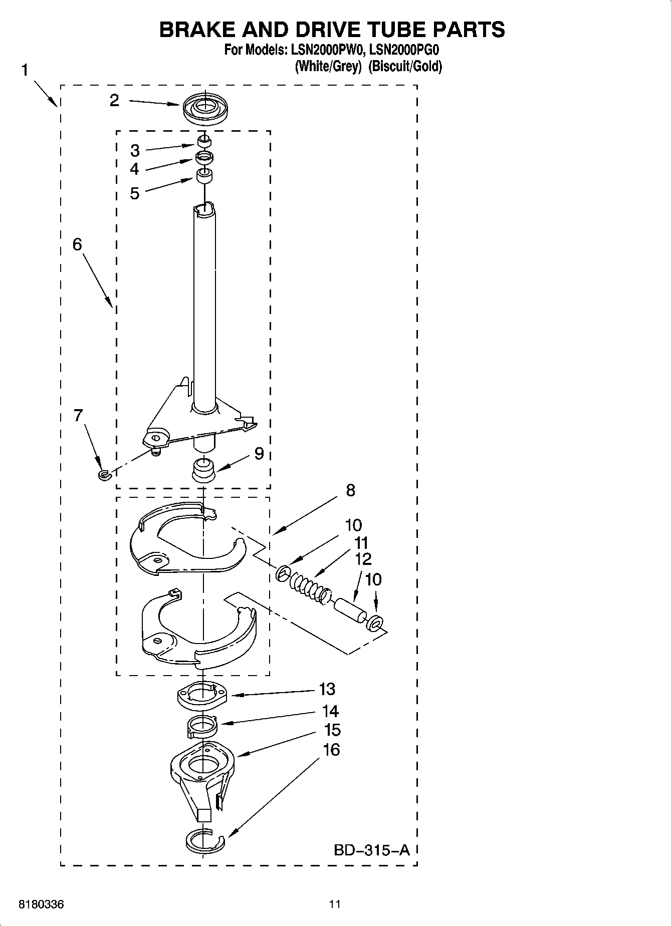 07 - BRAKE AND DRIVE TUBE PARTS