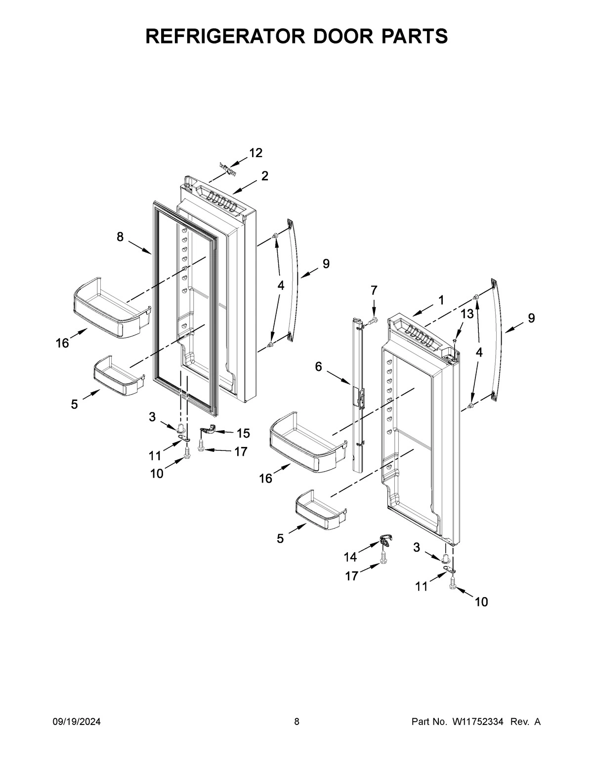 05 - REFRIGERATOR DOOR PARTS