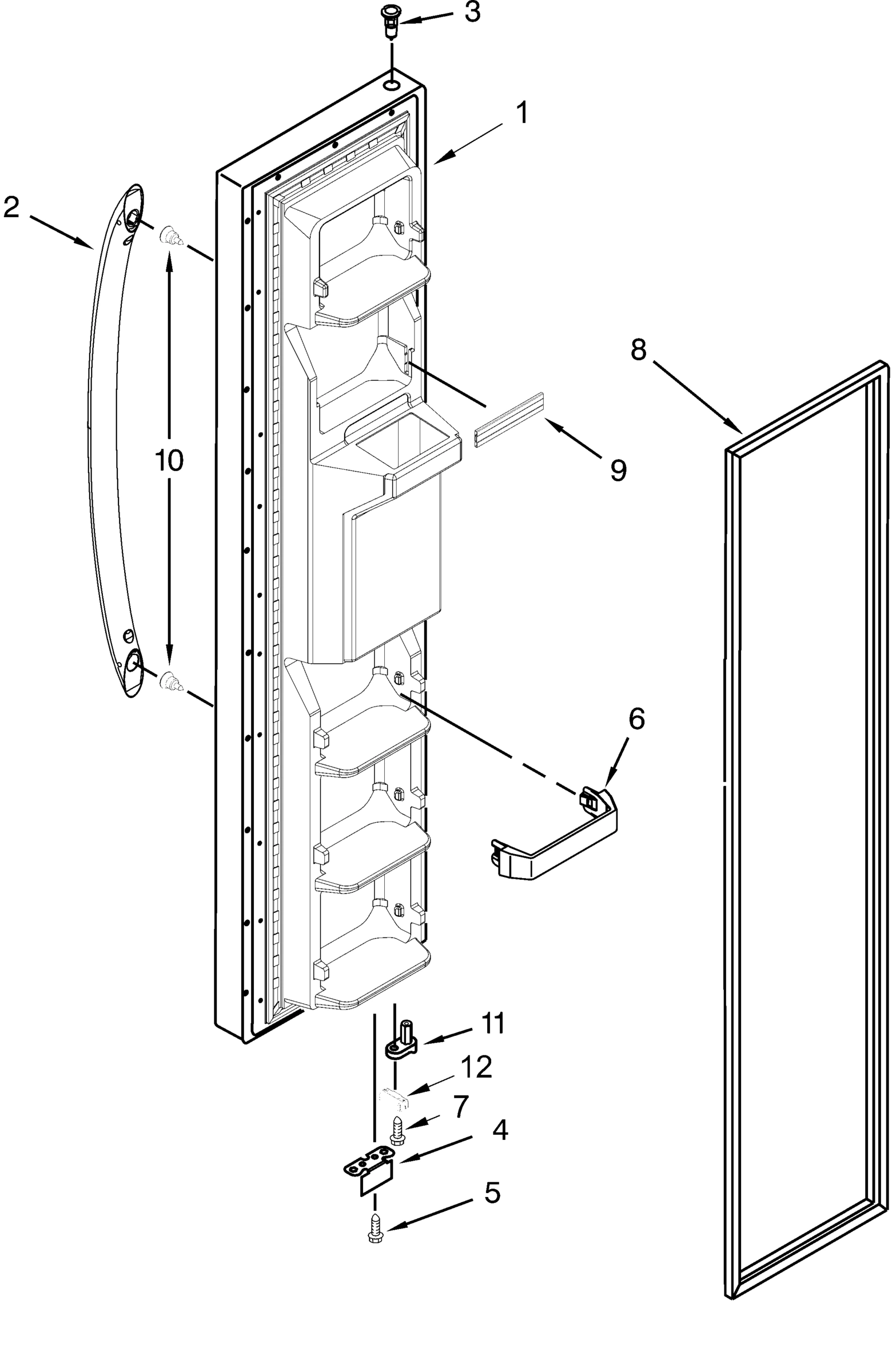 FREEZER DOOR PARTS