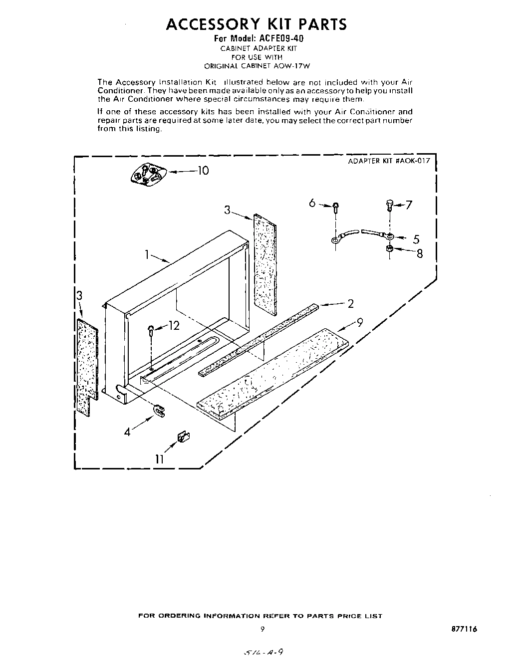 06 - ACCESSORY KIT PARTS