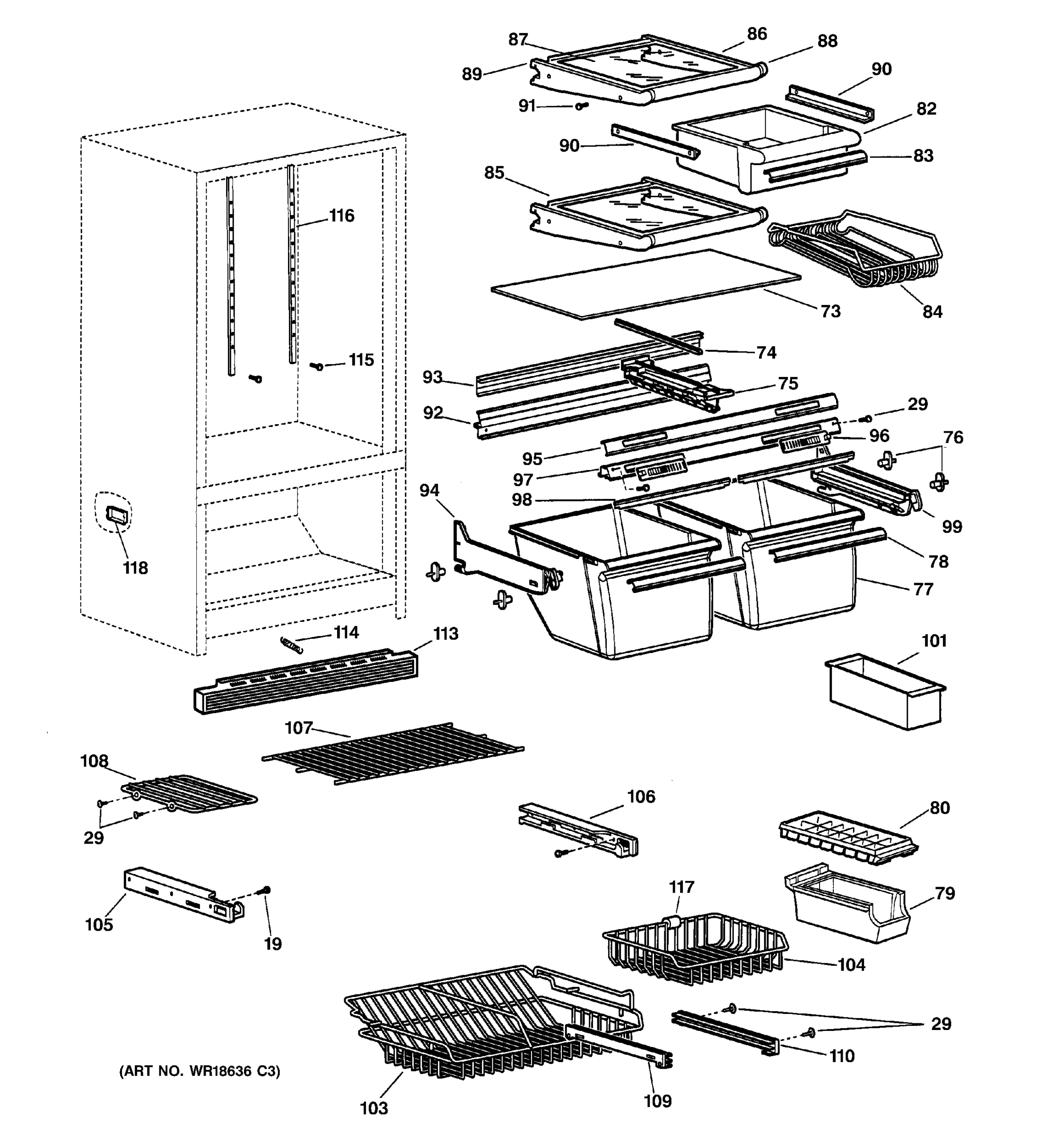 SHELVES
