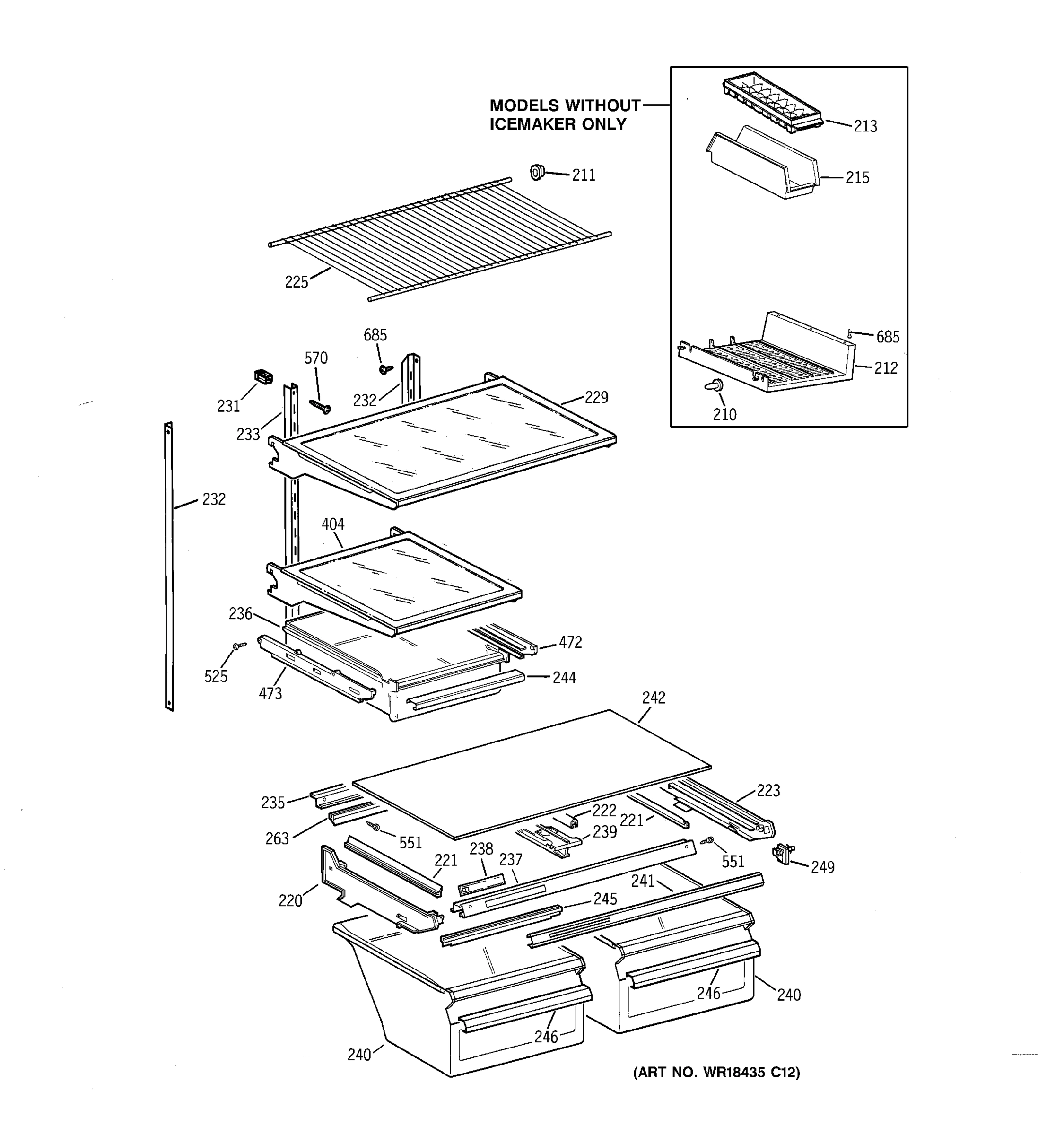 SHELF PARTS