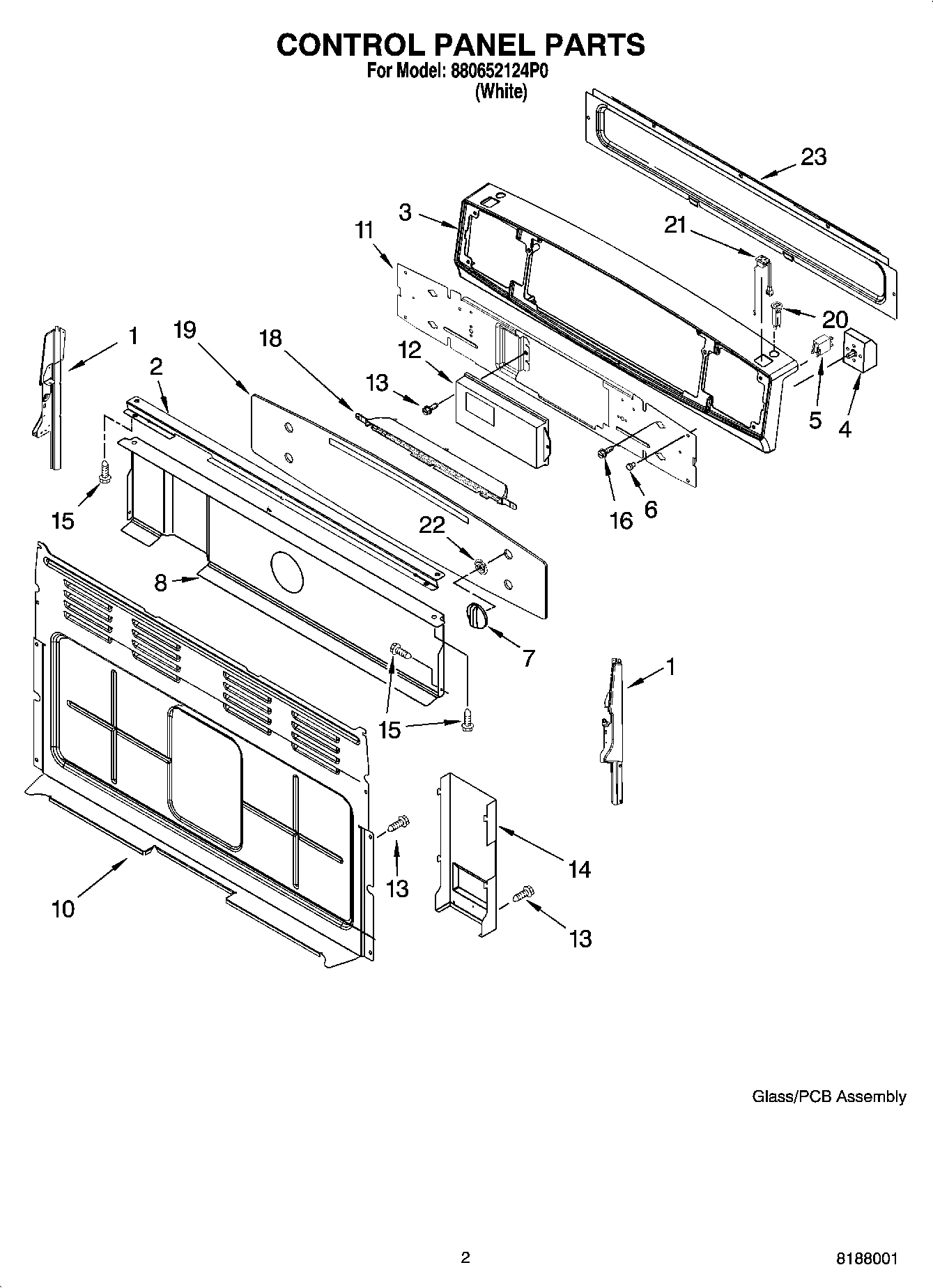 02 - CONTROL PANEL PARTS