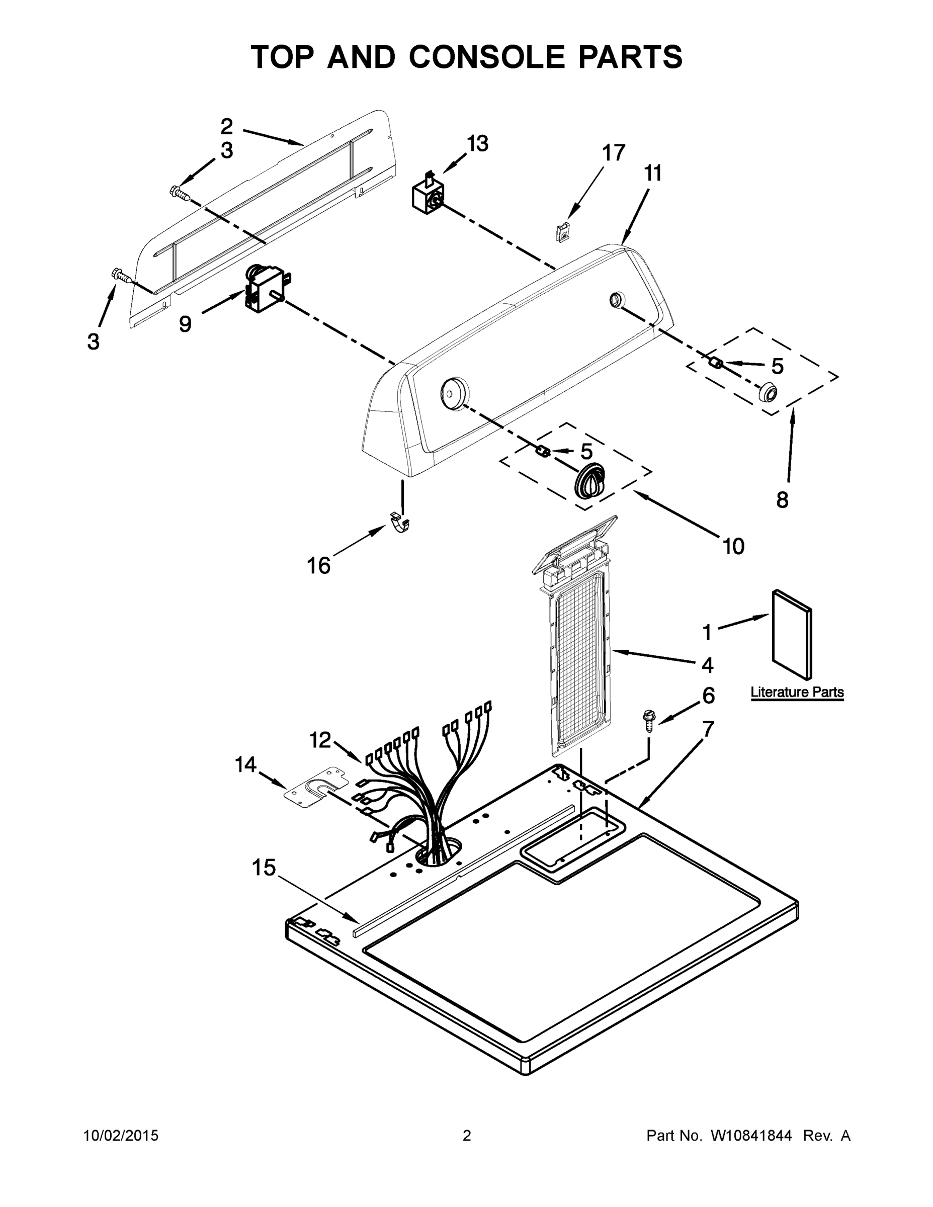 02 - TOP AND CONSOLE PARTS