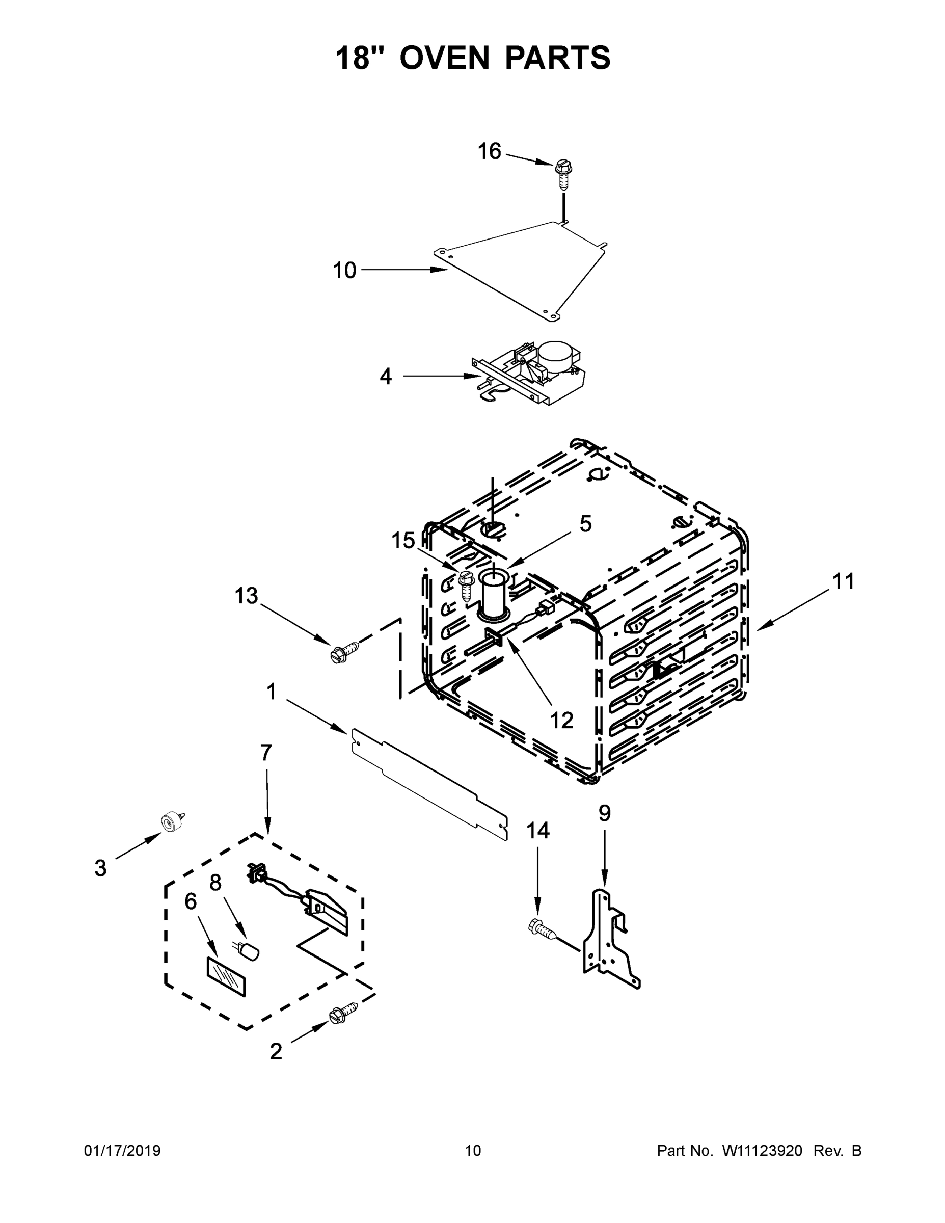 06 - 18" OVEN PARTS