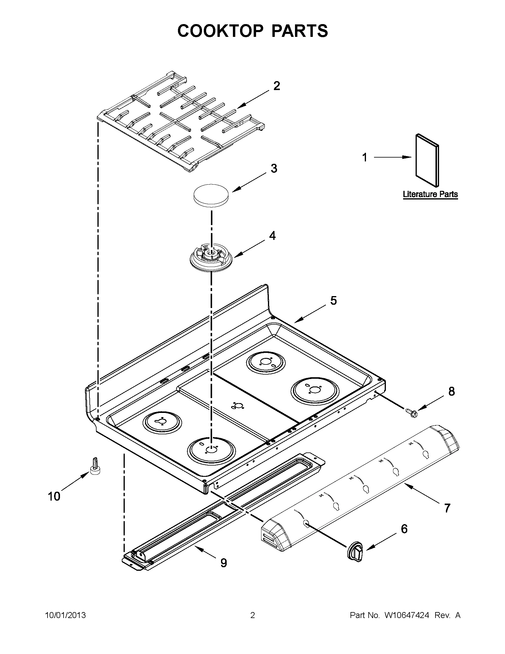02 - COOKTOP PARTS