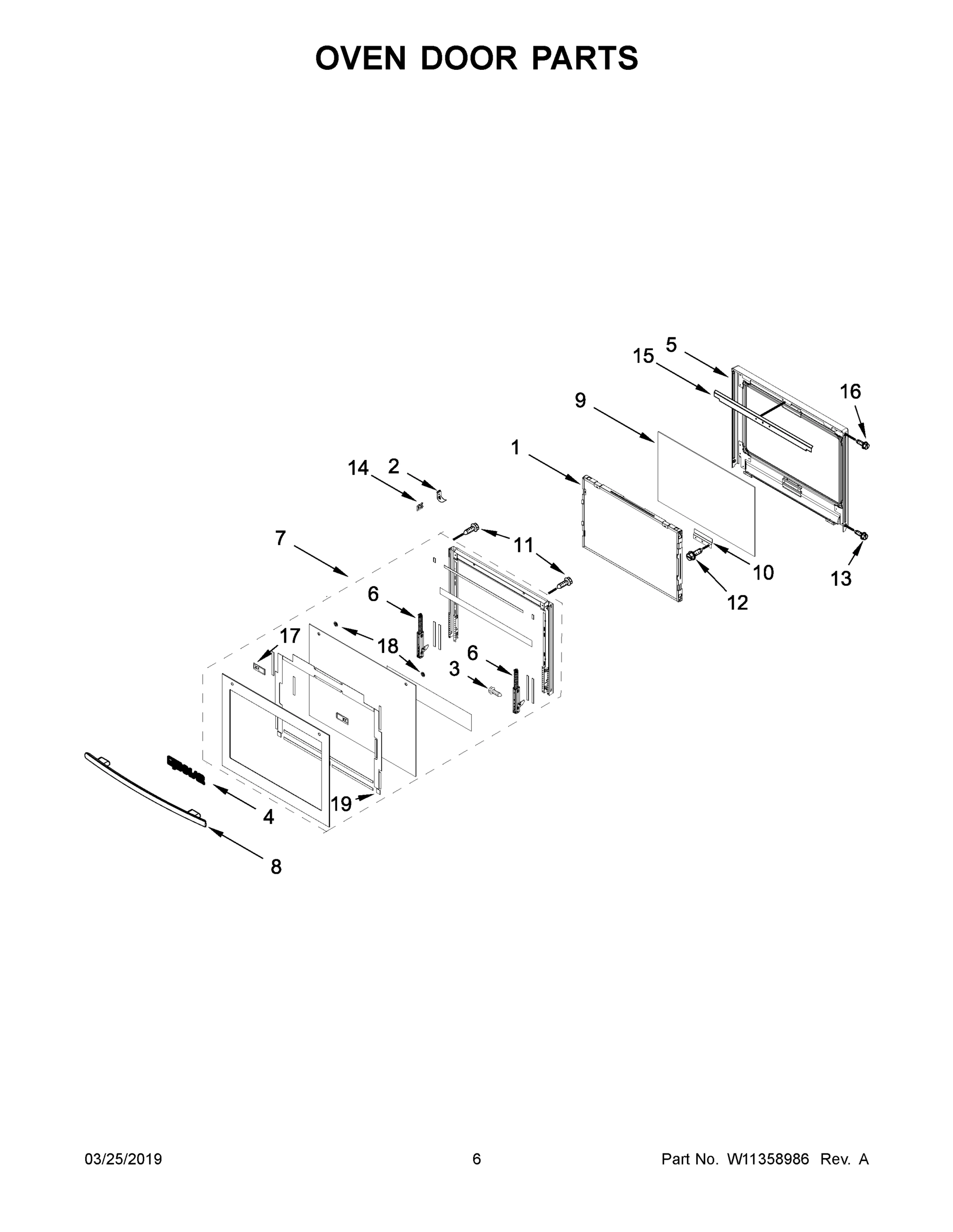 04 - OVEN DOOR PARTS