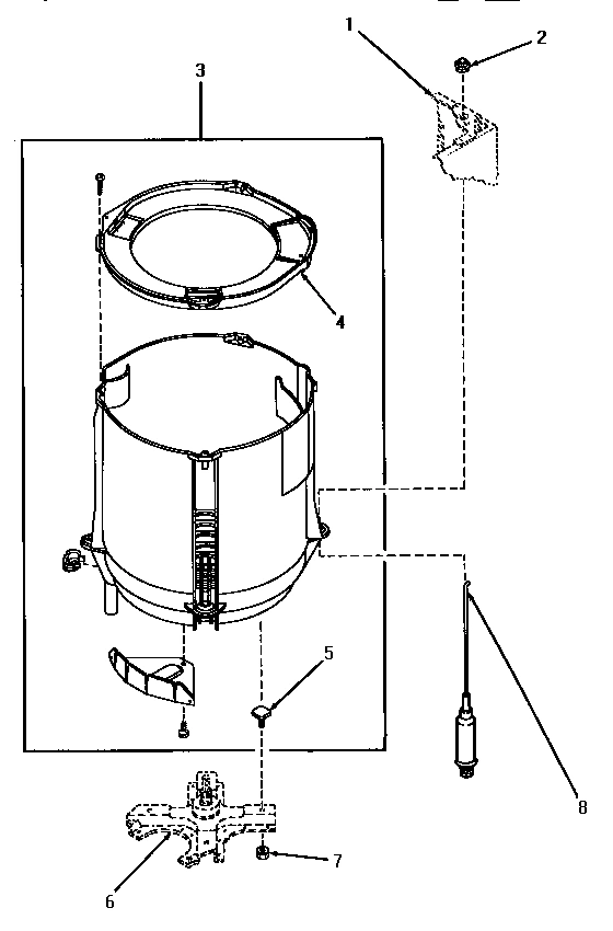 09 - OUTER TUB AND SNUBBER ASSY