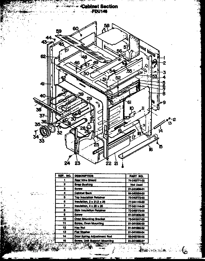 02 - CABINET SECTION