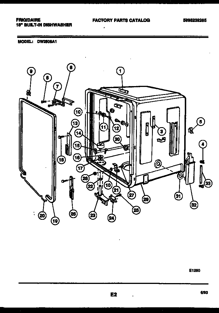 05 - TUB AND FRAME PARTS