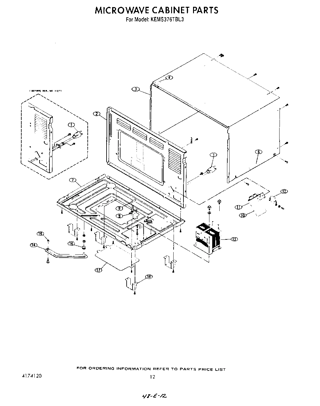 10 - MICROWAVE CABINET