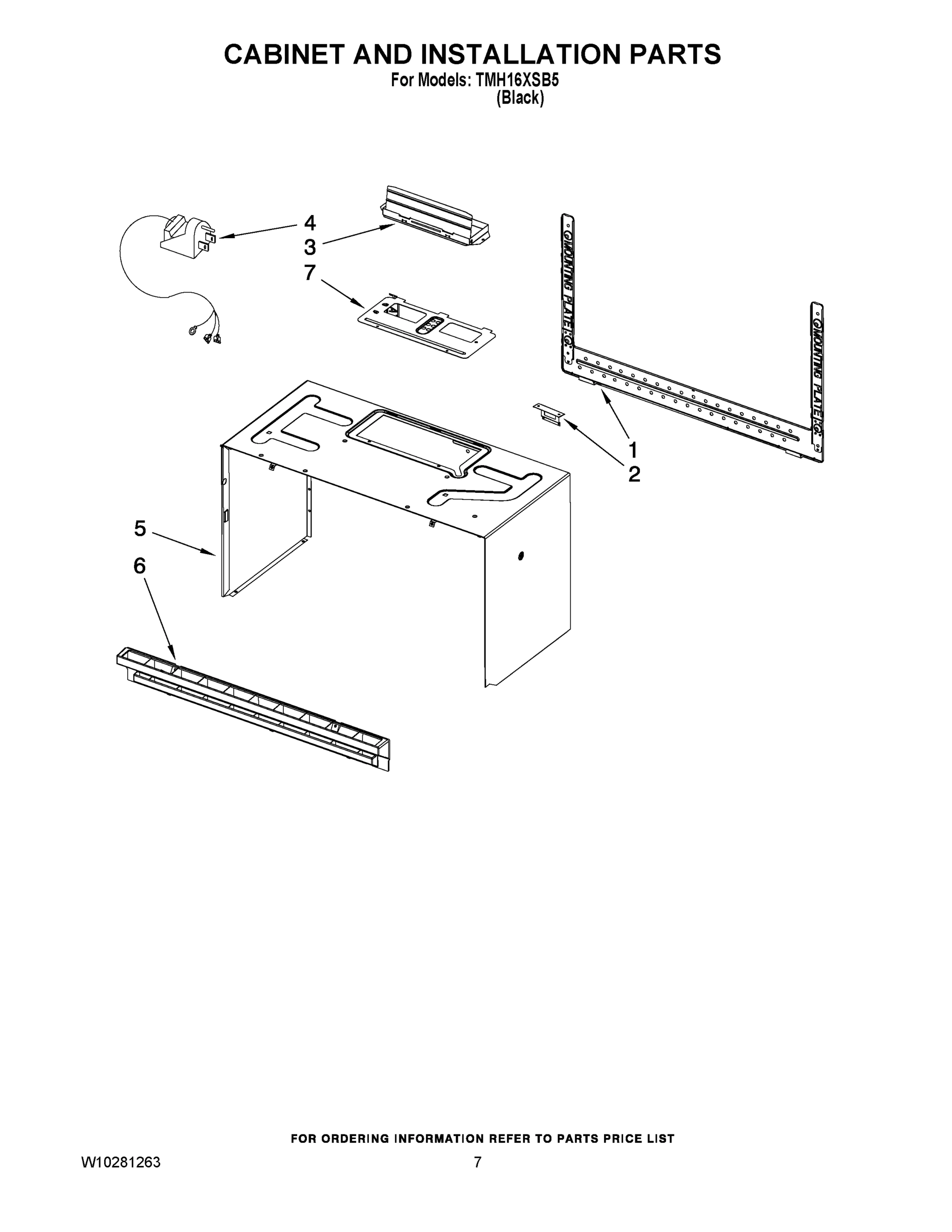 06 - CABINET AND INSTALLATION PARTS