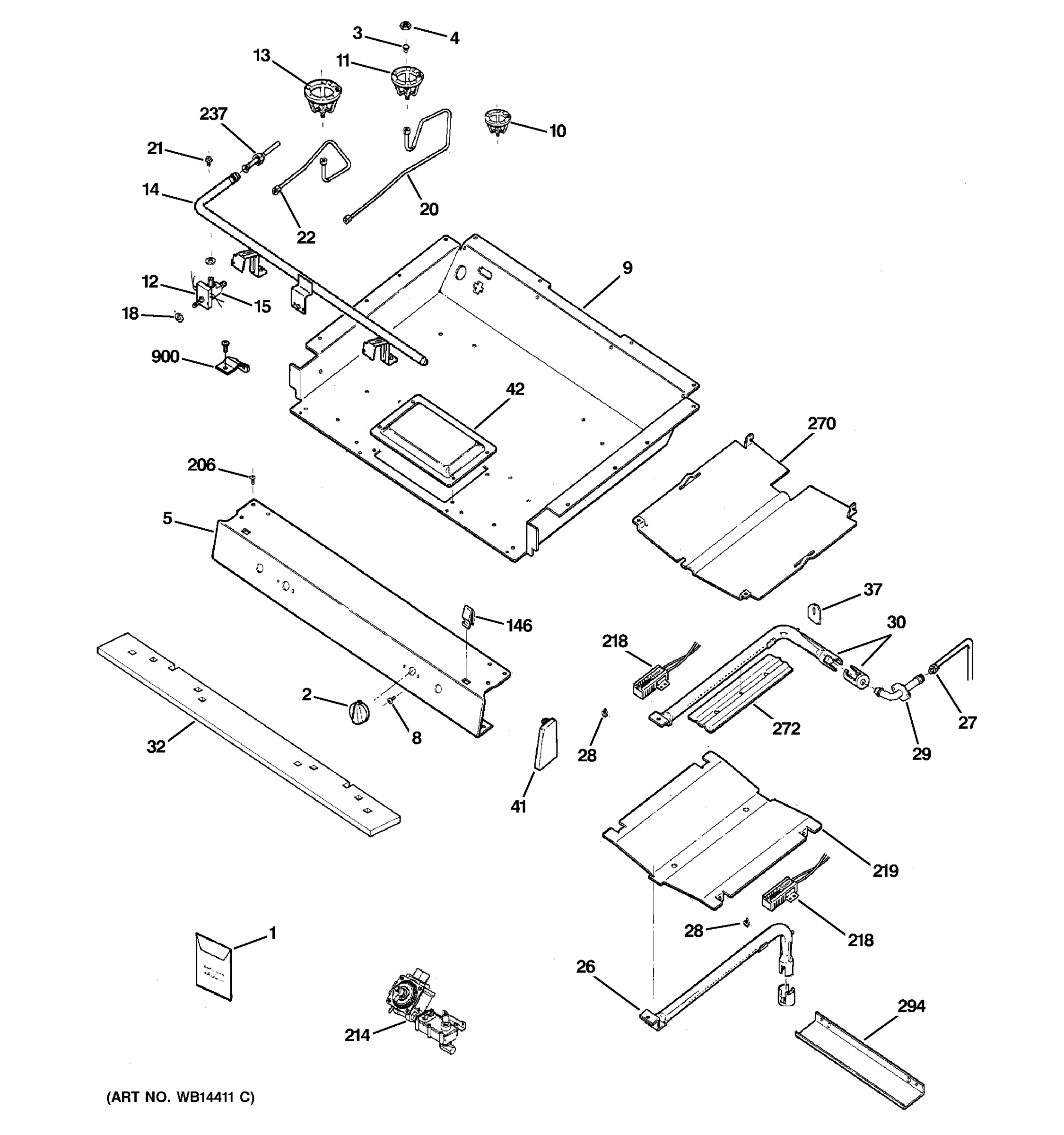 GAS & BURNER PARTS