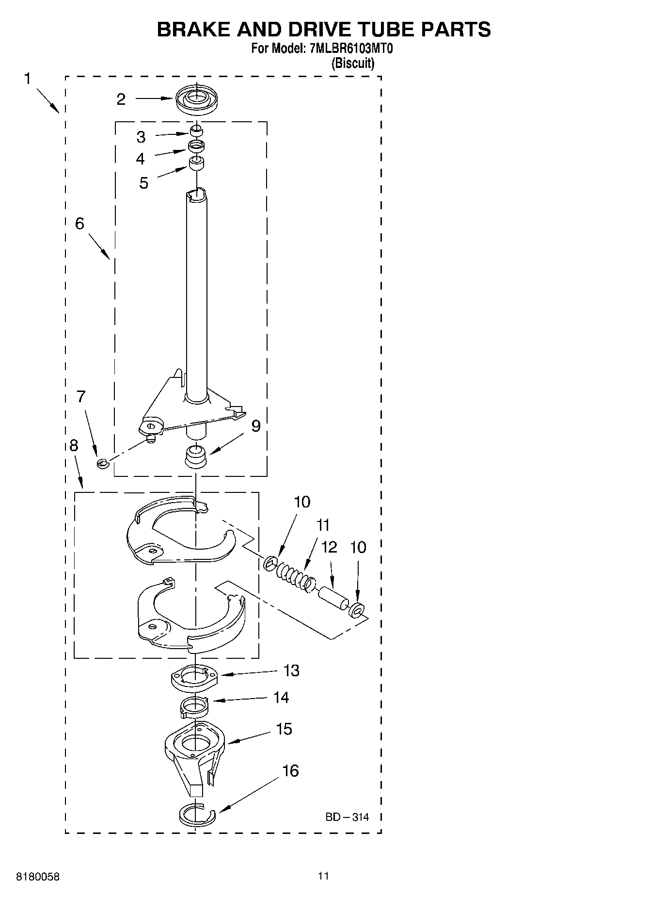07 - BRAKE AND DRIVE TUBE PARTS