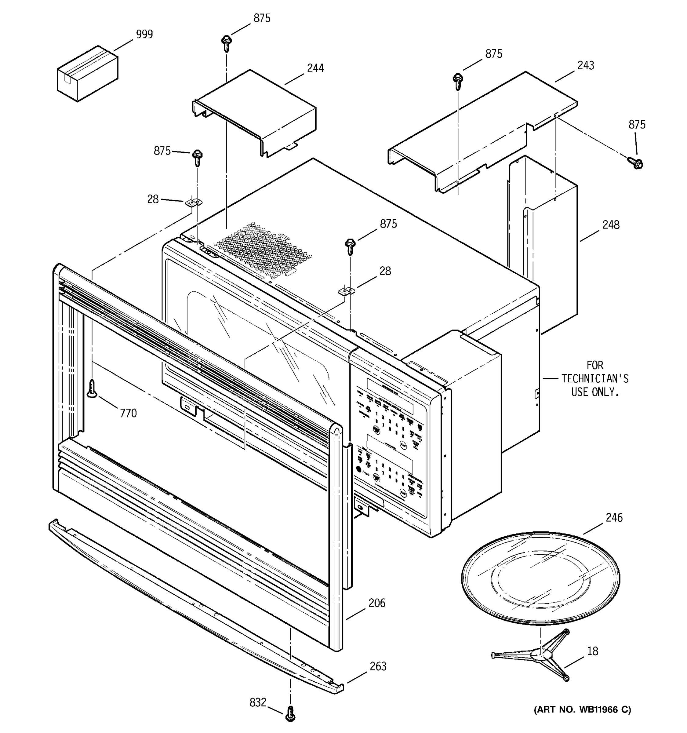MICROWAVE ENCLOSURER