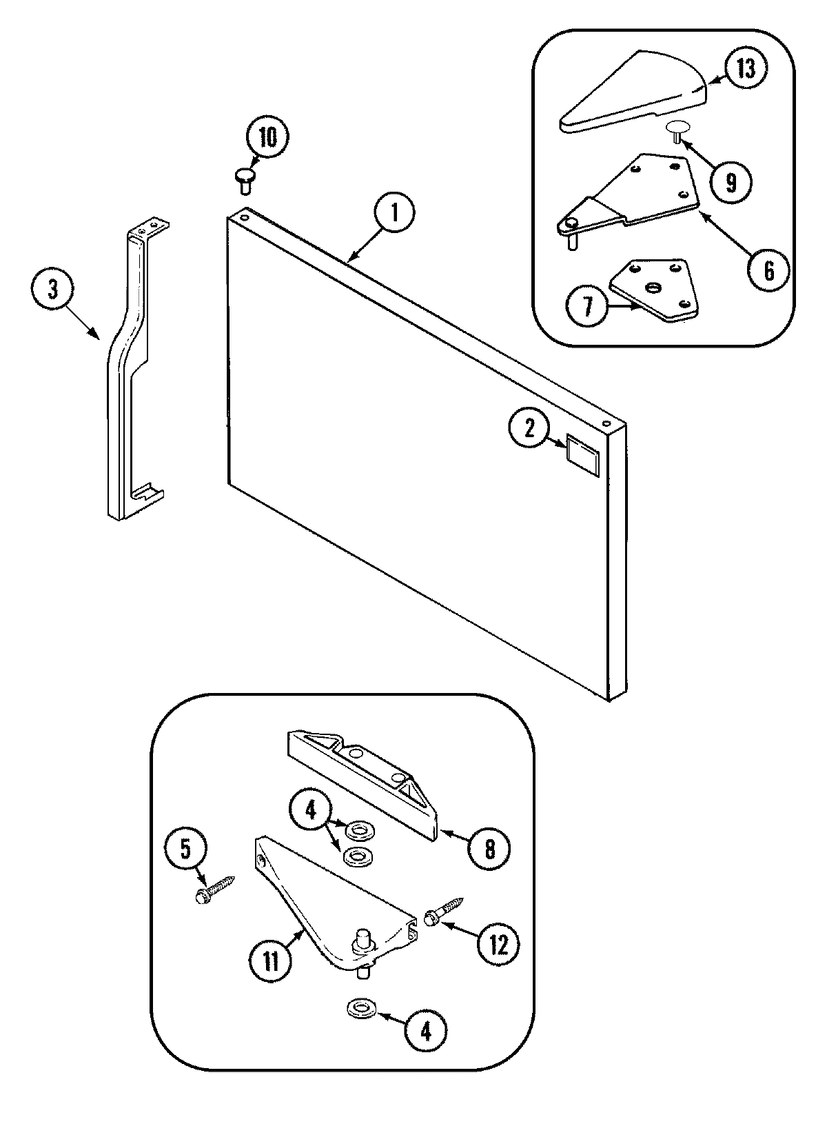 07 - FREEZER OUTER DOOR (REV.12)