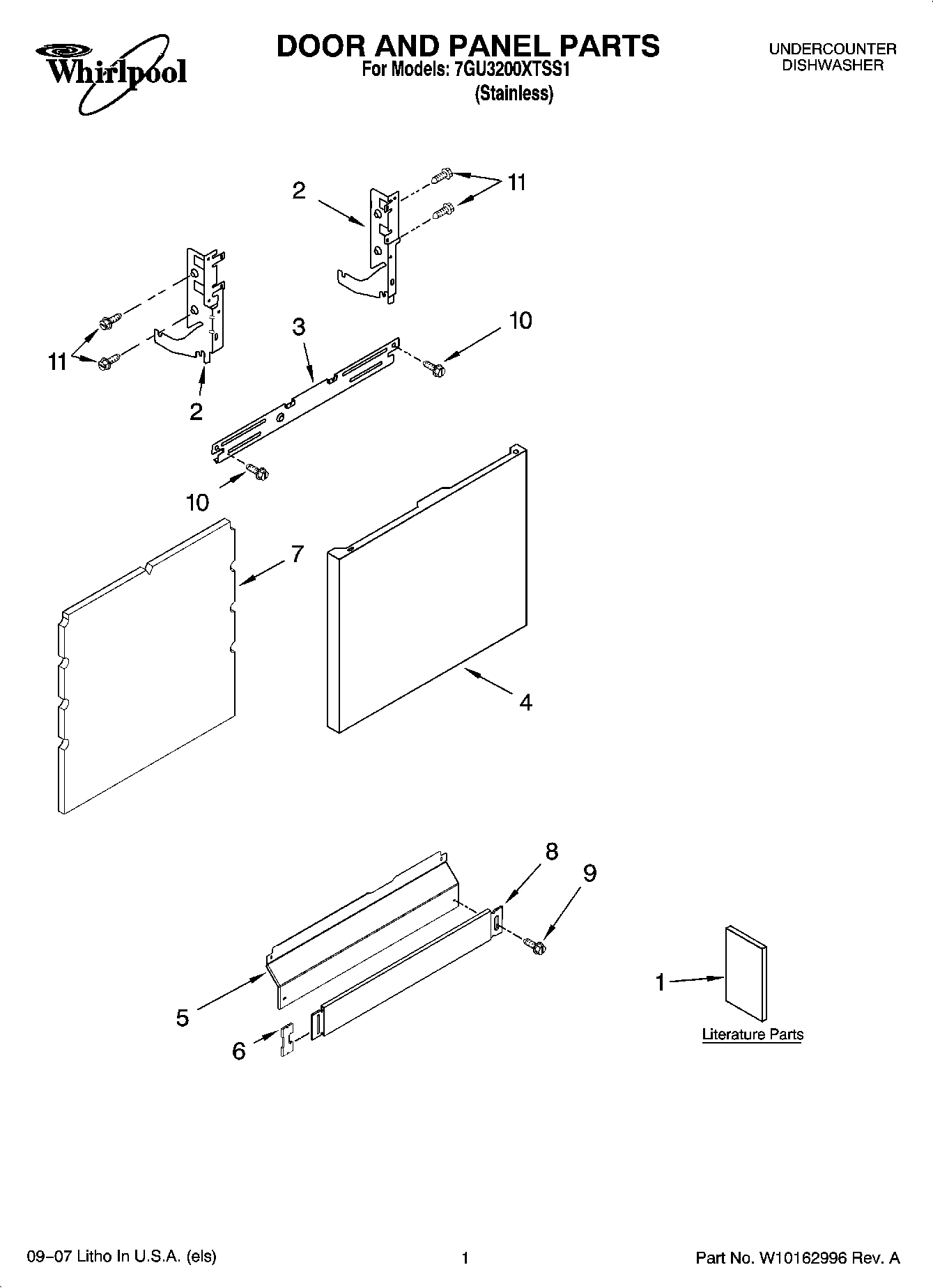 01 - DOOR AND PANEL PARTS