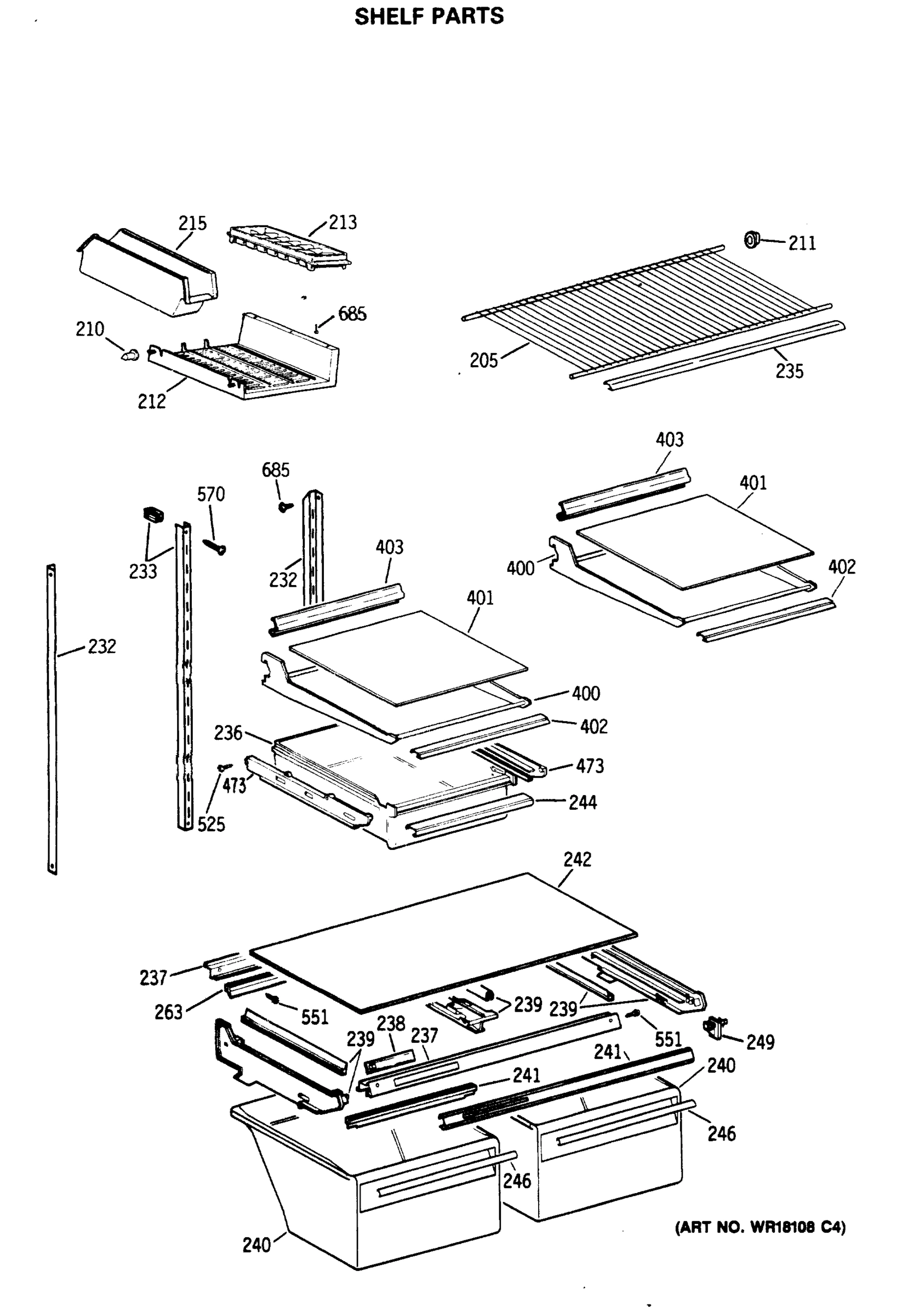 SHELF PARTS
