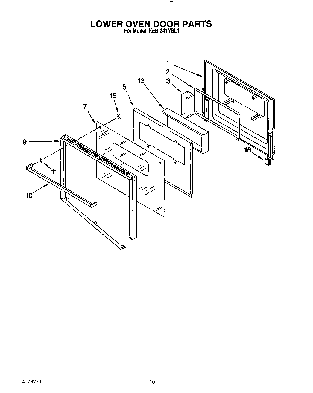 07 - LOWER OVEN DOOR