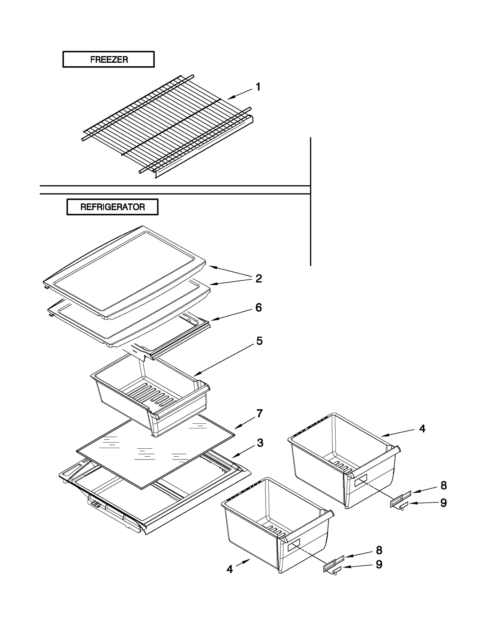 SHELF PARTS