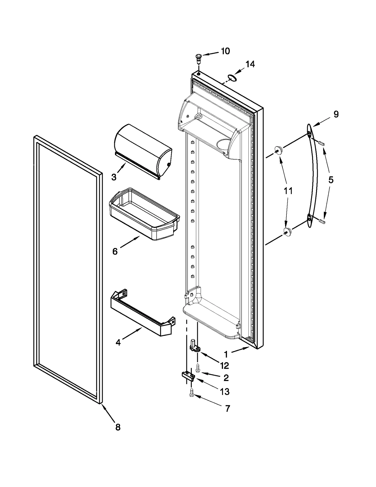 REFRIGERATOR DOOR