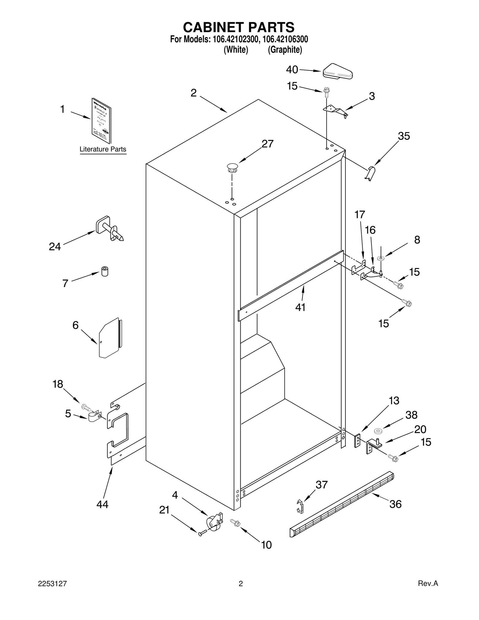 CABINET PARTS