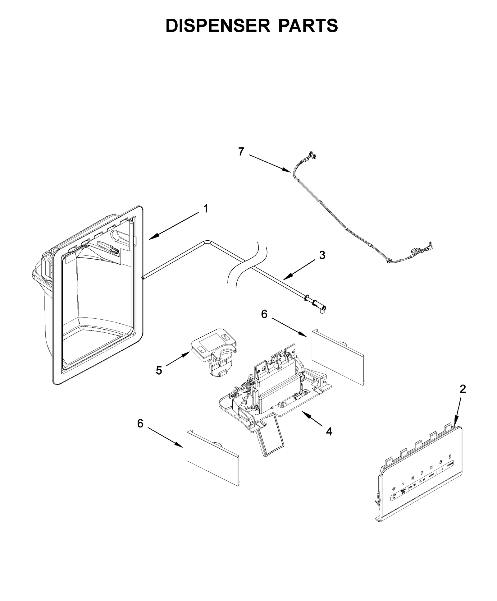 DISPENSER PARTS