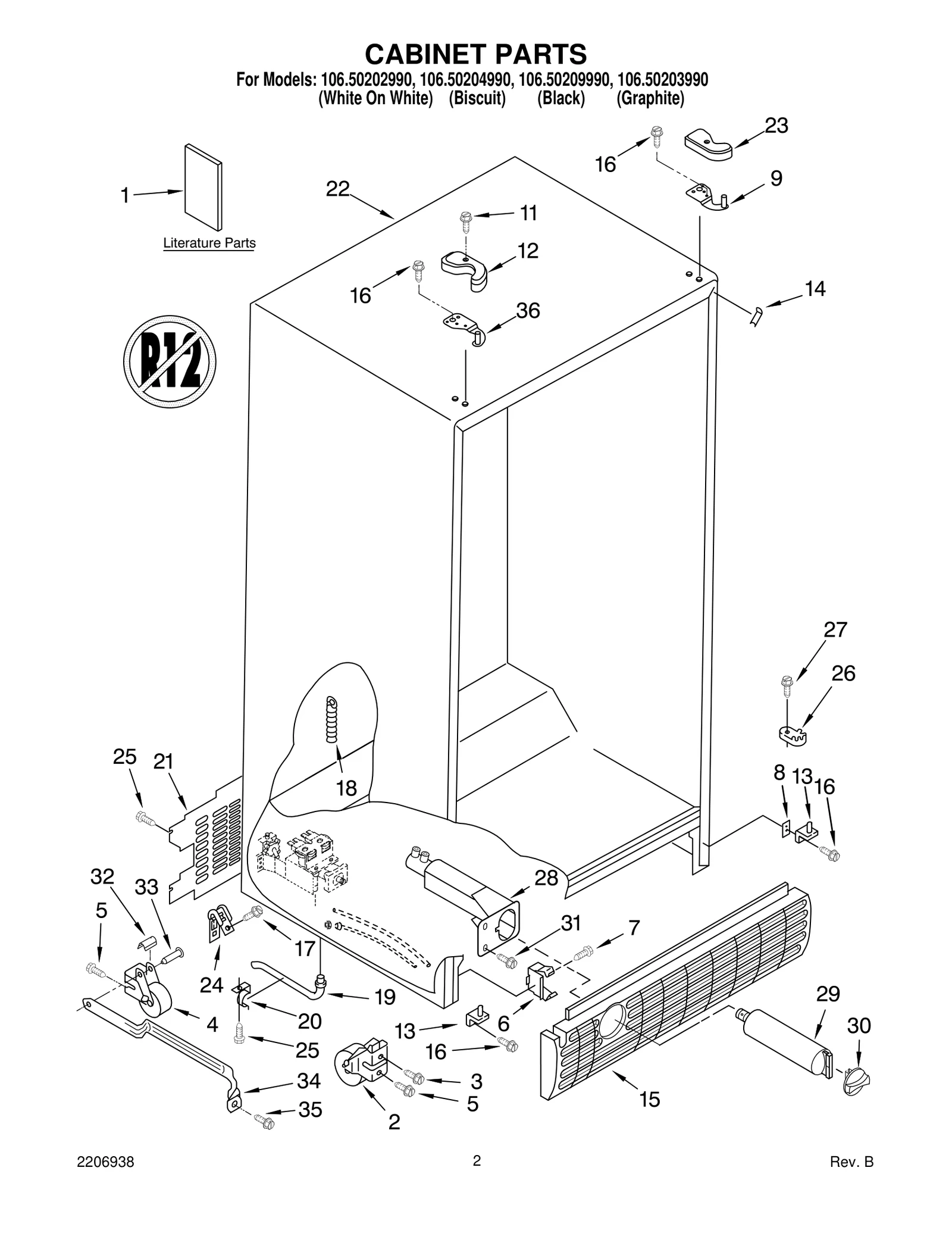 CABINET PARTS