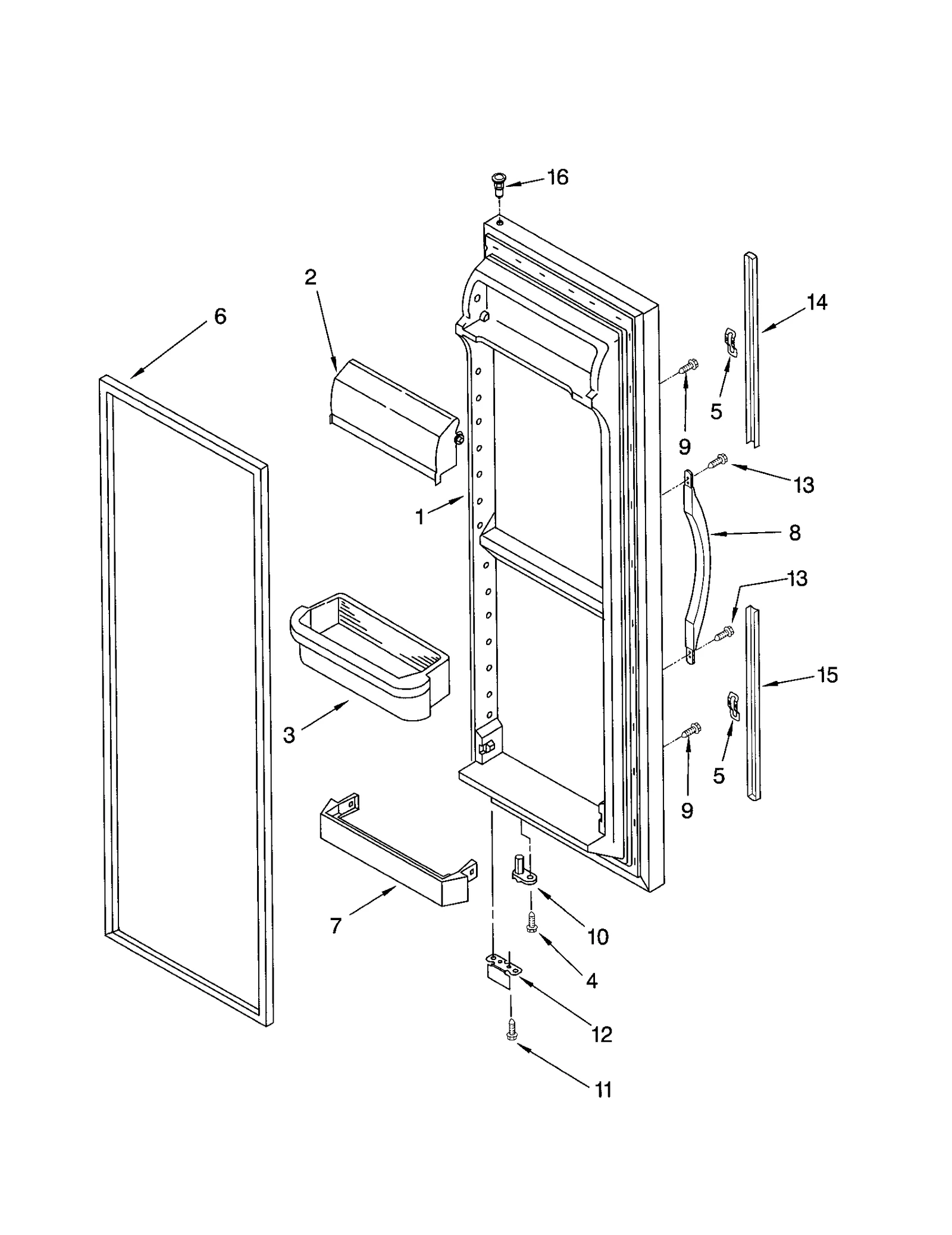 REFRIGERATOR DOOR
