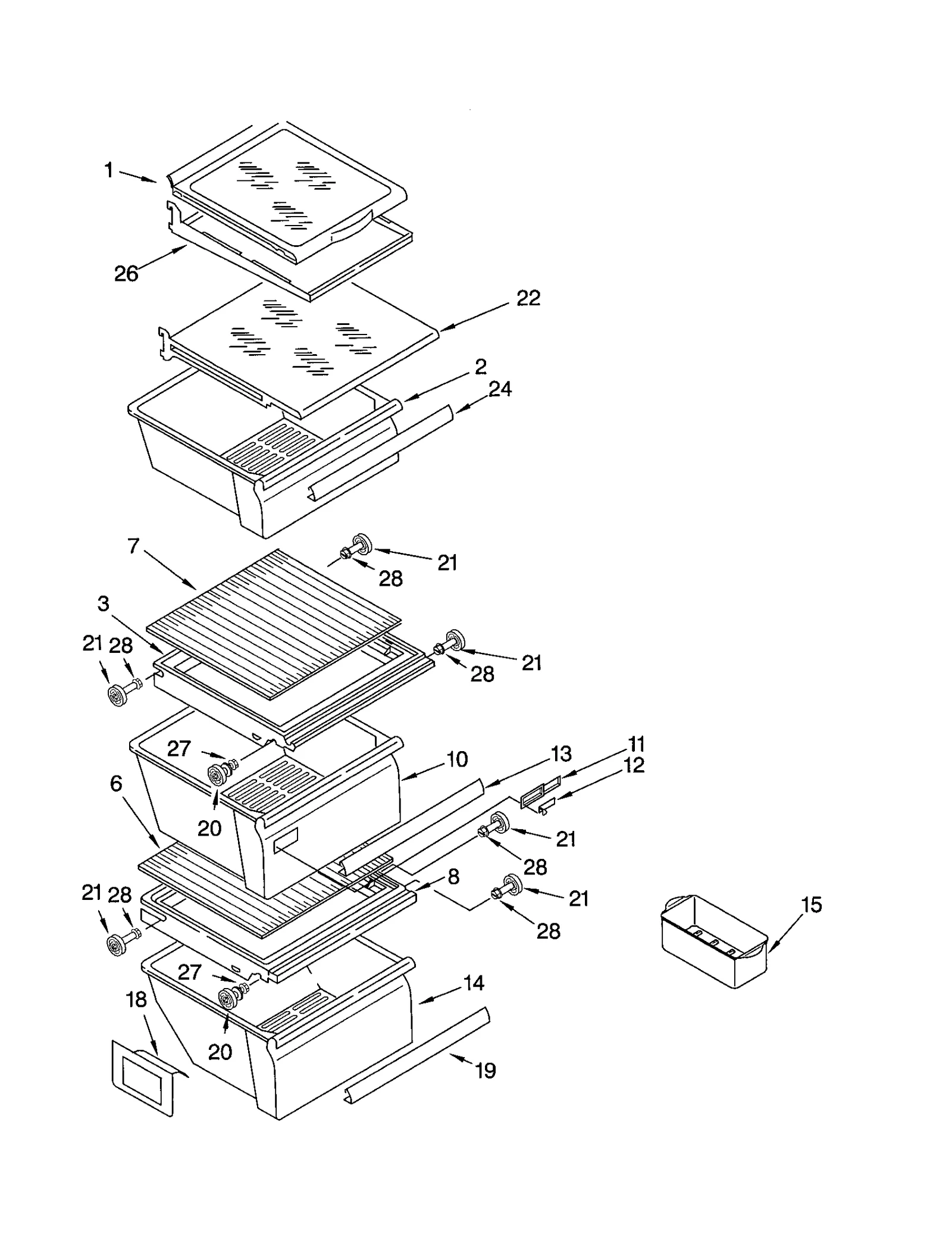 REFRIGERATOR SHELF