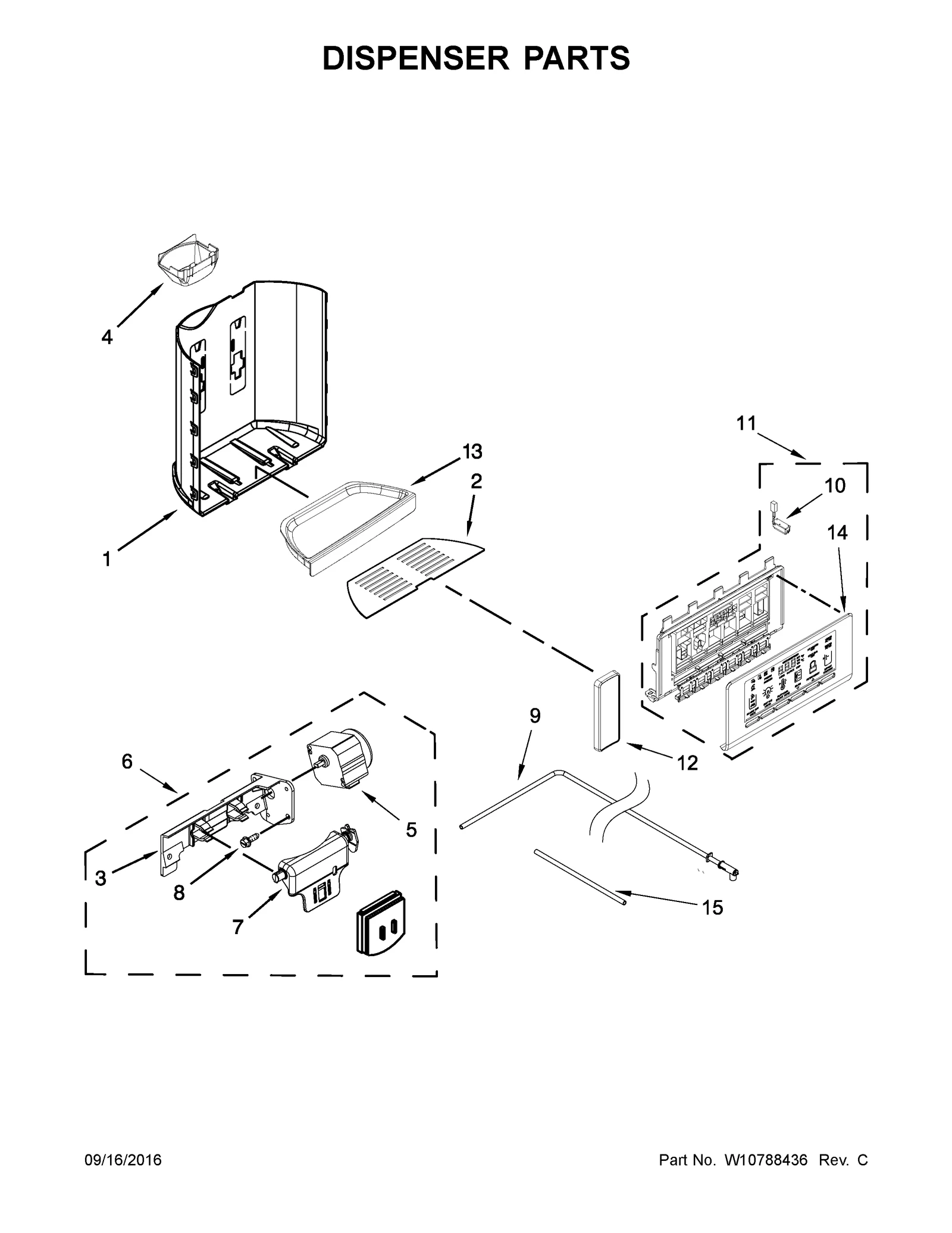 DISPENSER PARTS