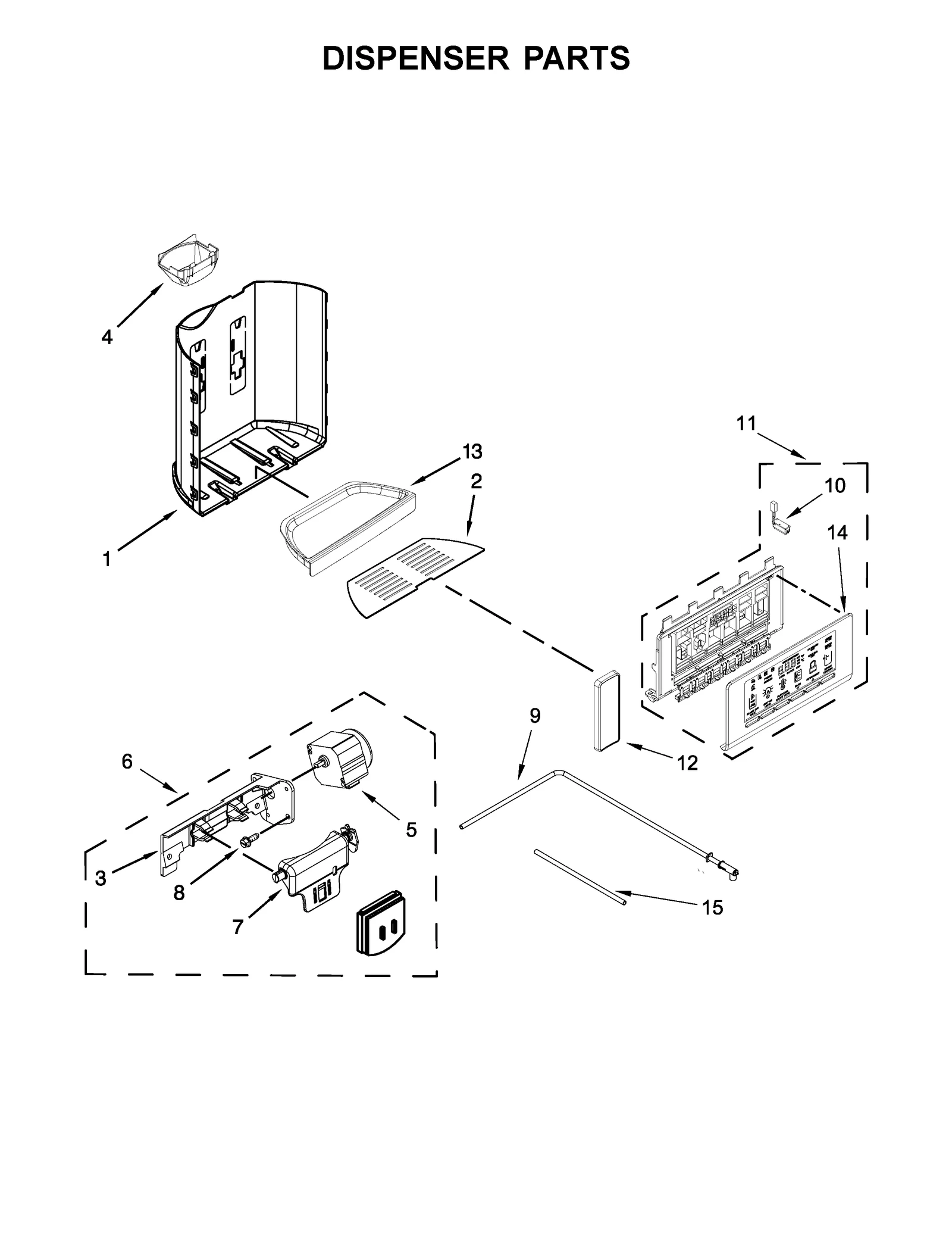 DISPENSER PARTS