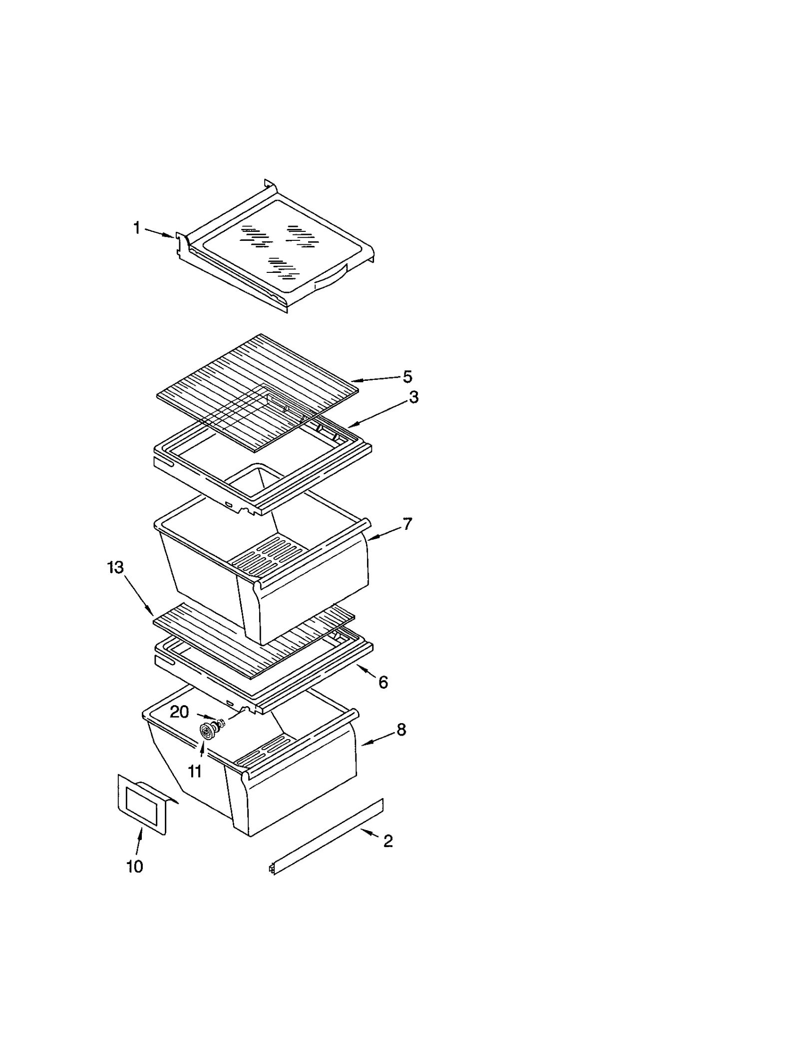 REFRIGERATOR SHELF