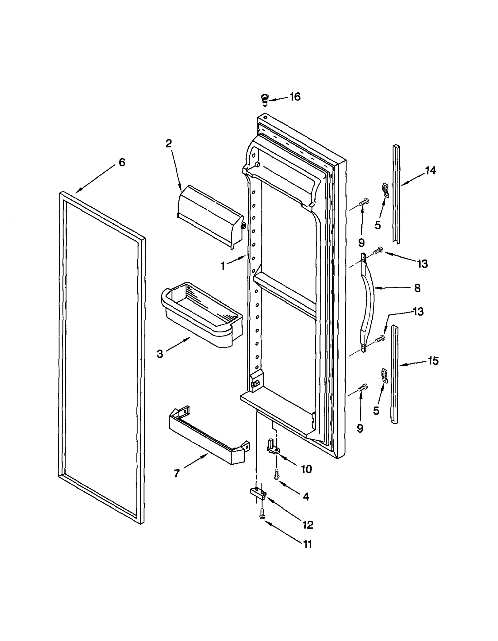REFRIGERATOR DOOR