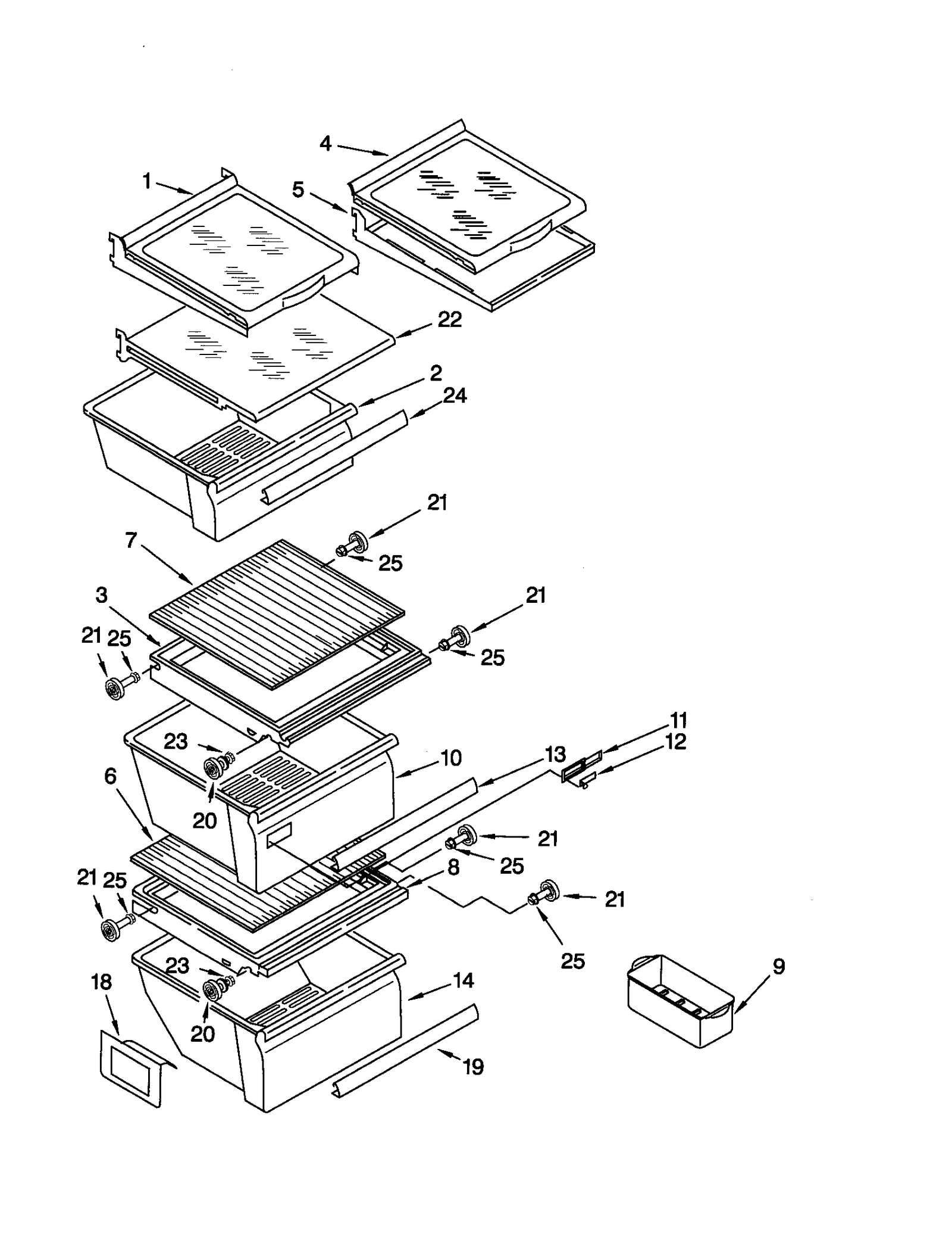 REFRIGERATOR SHELF