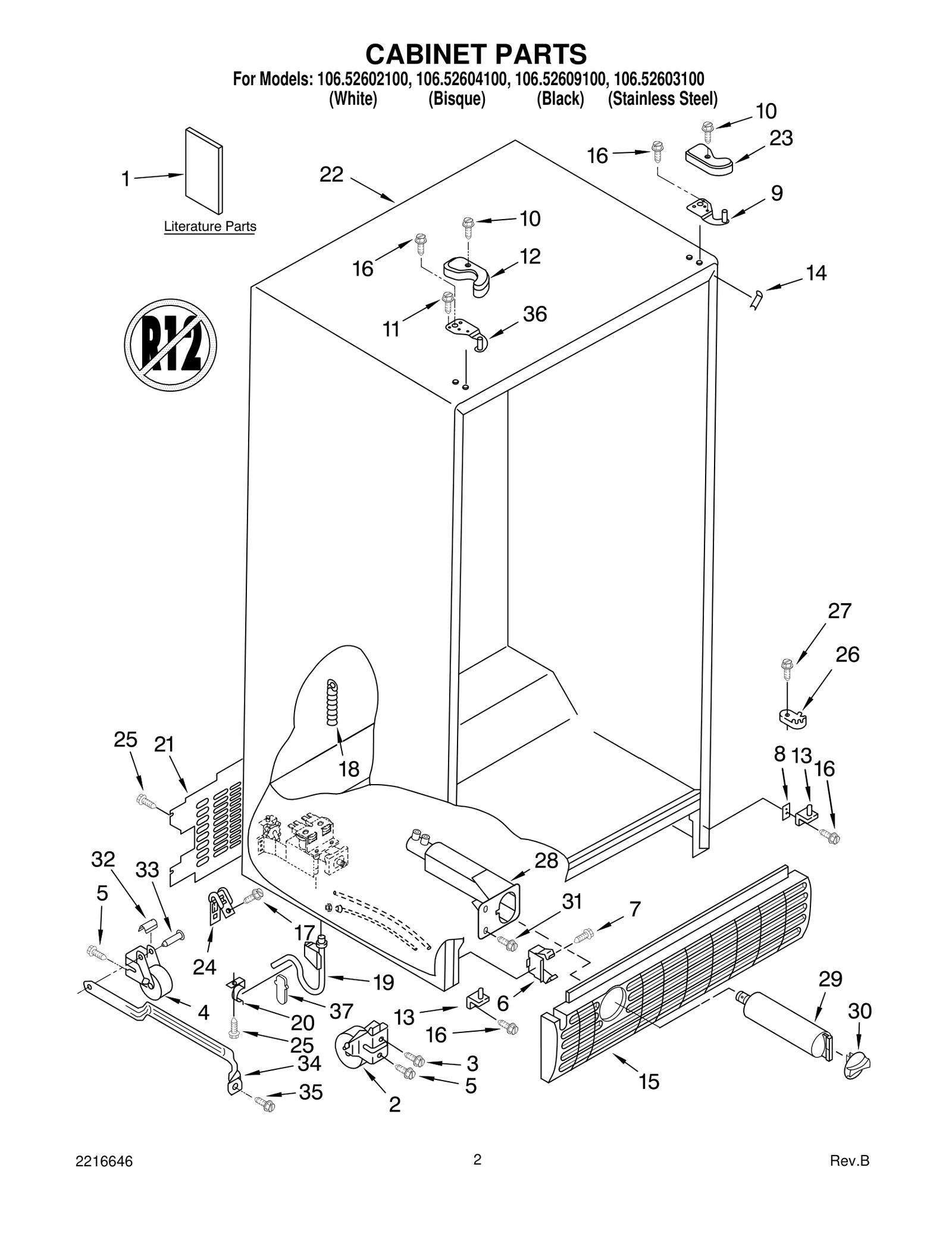 CABINET PARTS