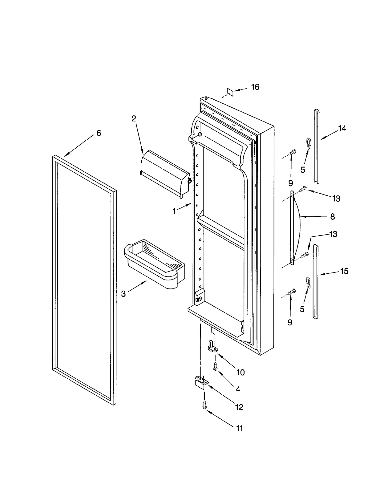 REFRIGERATOR DOOR