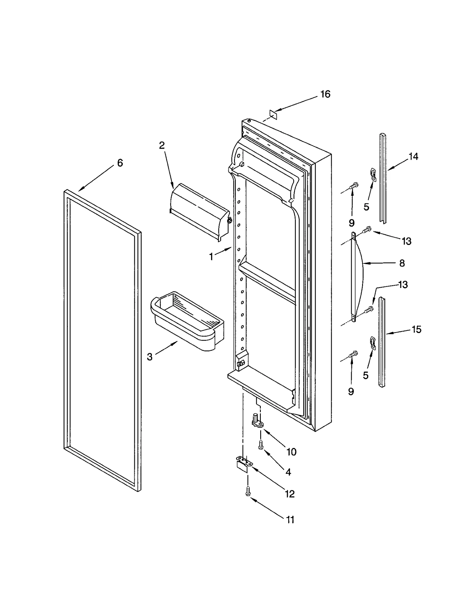REFRIGERATOR DOOR