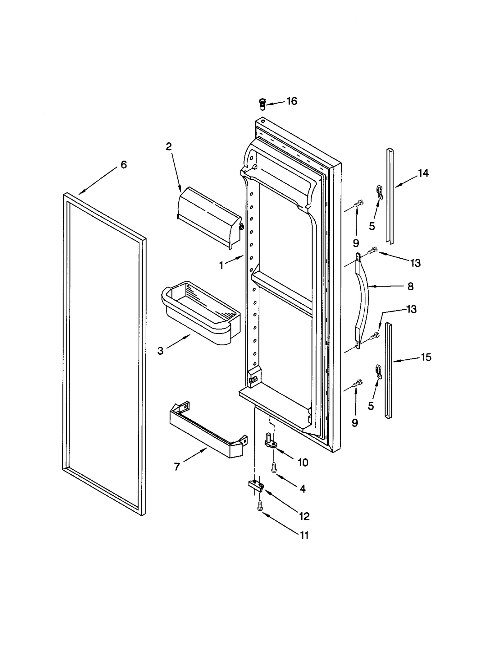 REFRIGERATOR DOOR