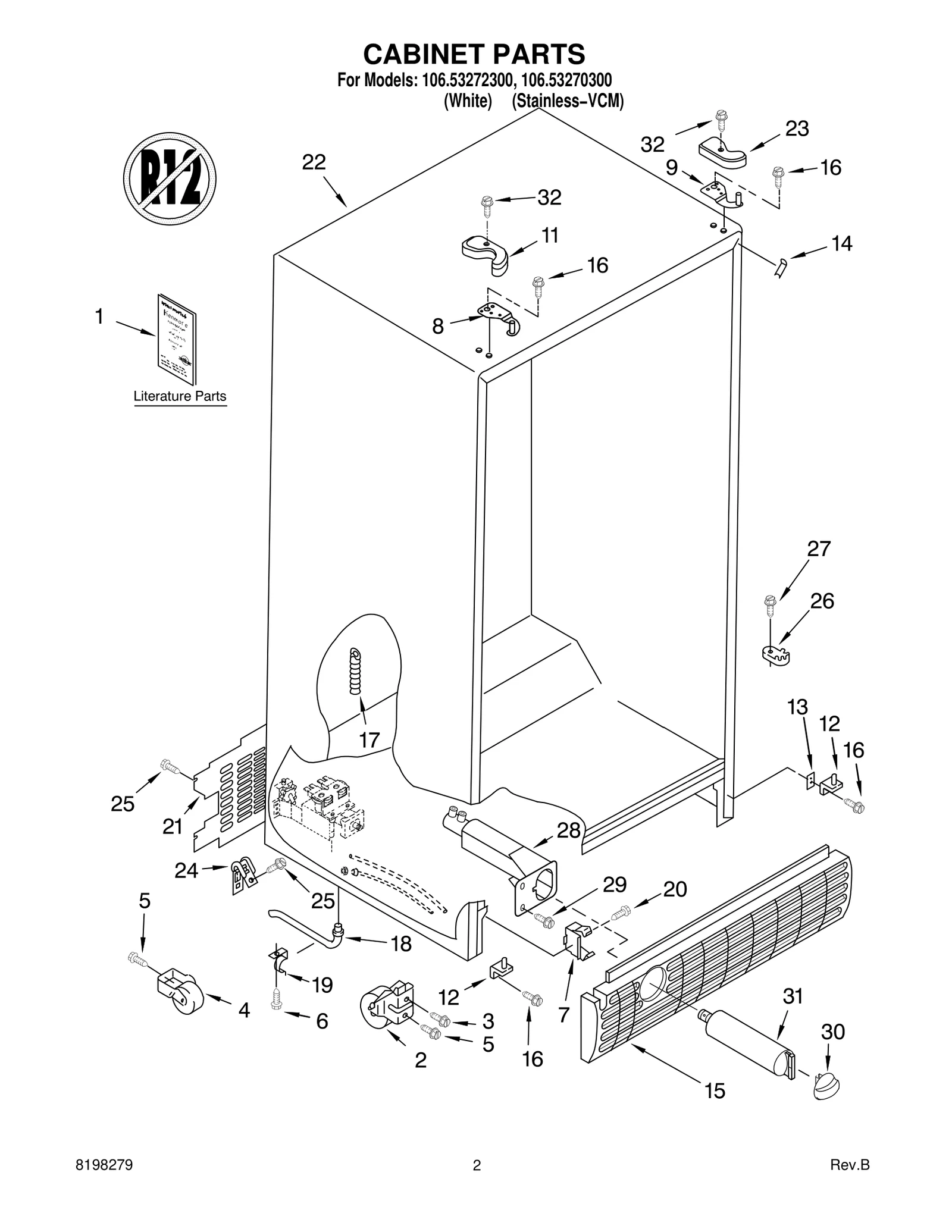 CABINET PARTS