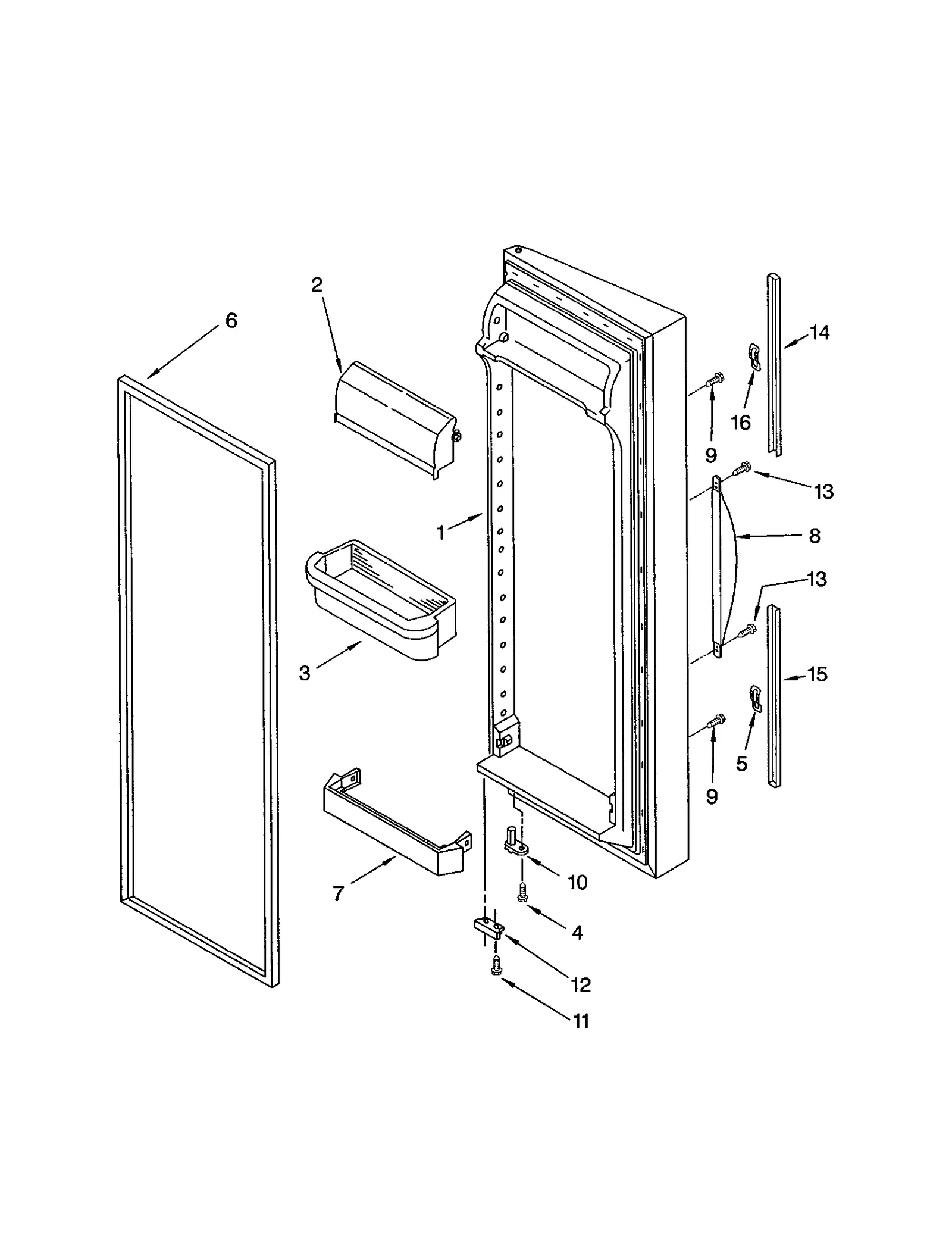 REFRIGERATOR DOOR