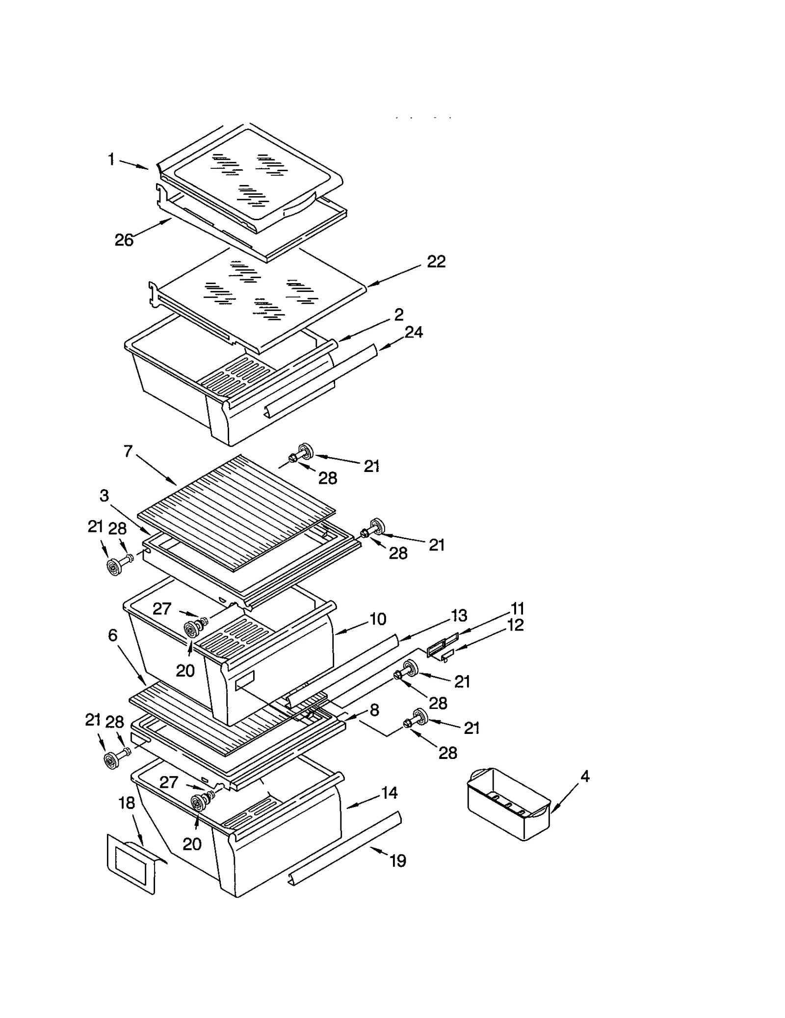 REFRIGERATOR SHELF