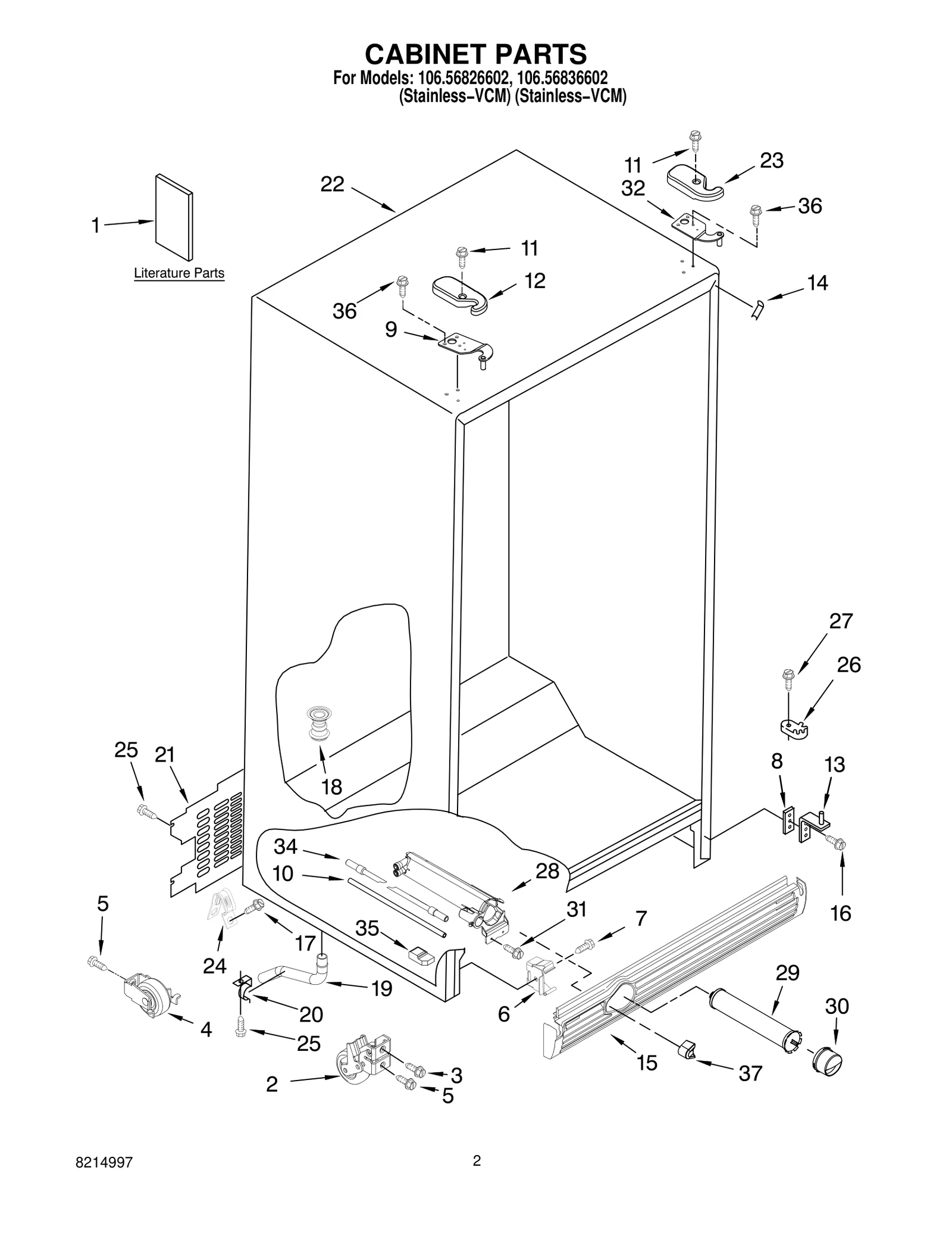 CABINET PARTS